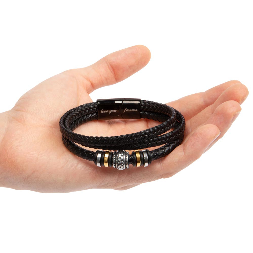 Graduation Men's "Love You Forever" Bracelet
