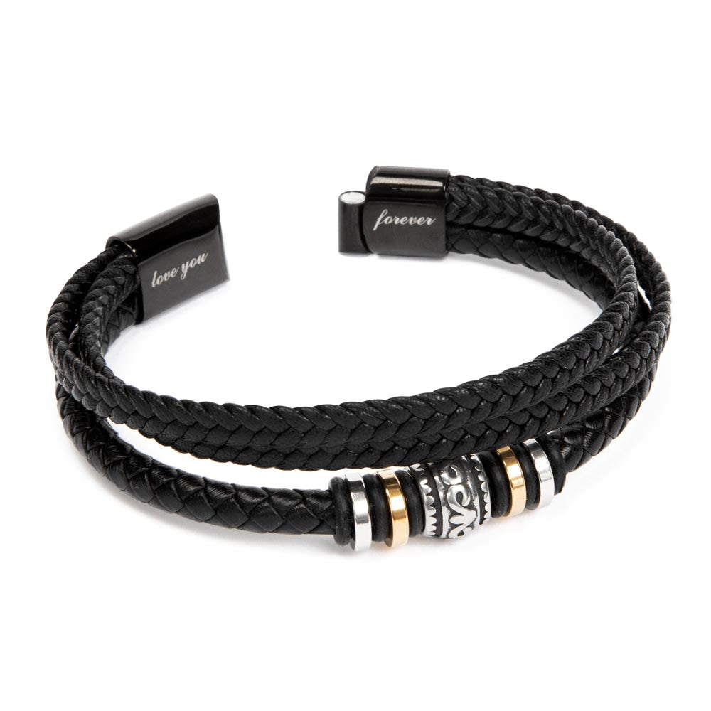 Graduation Men's "Love You Forever" Bracelet