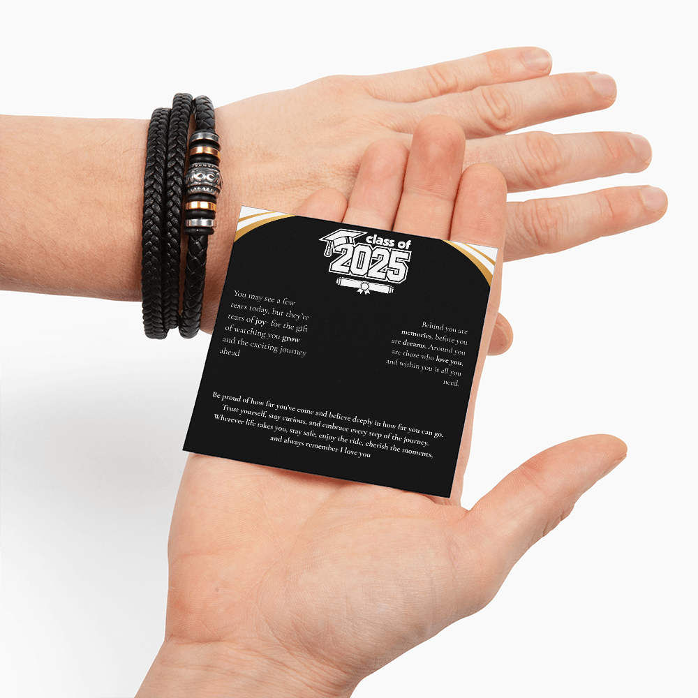 Graduation Men's "Love You Forever" Bracelet