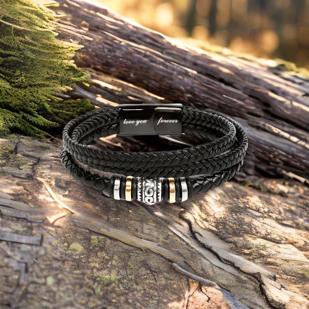 Graduation Men's "Love You Forever" Bracelet