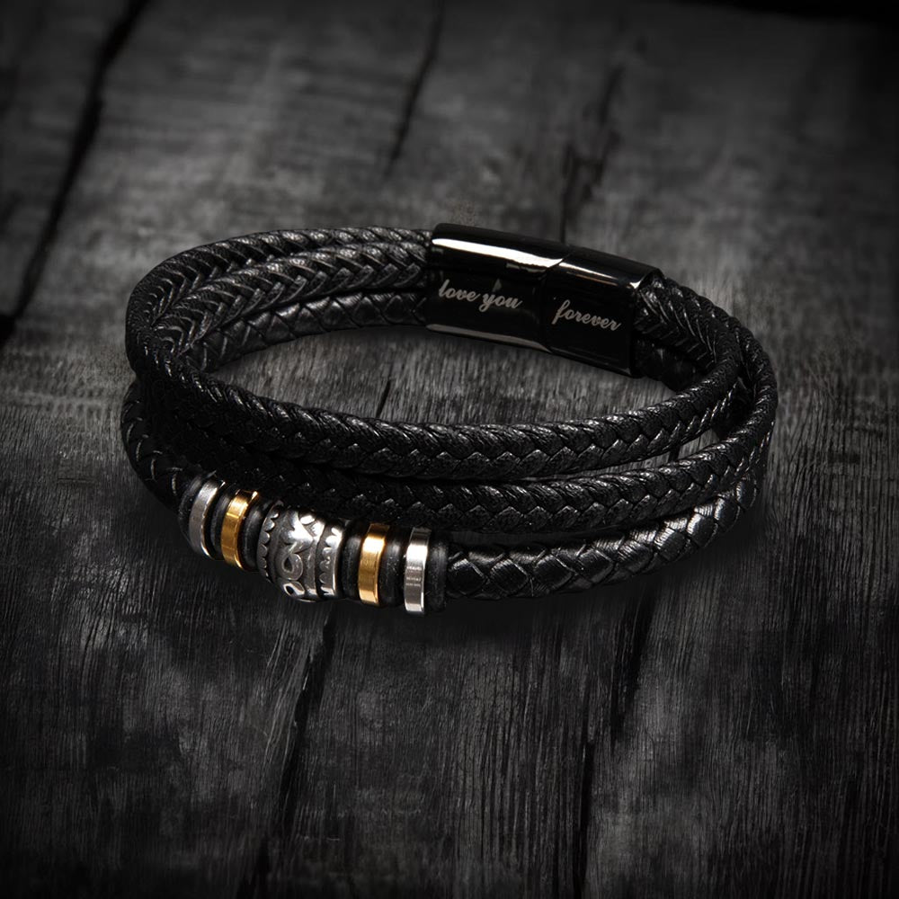 Graduation Men's "Love You Forever" Bracelet