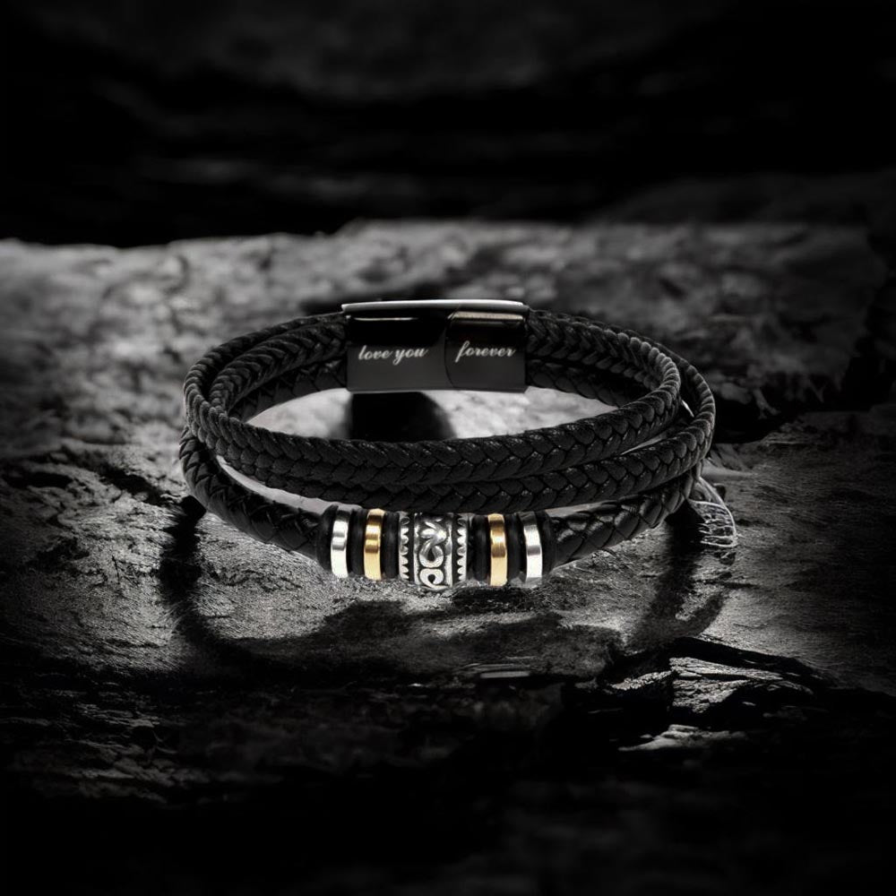 Graduation Men's "Love You Forever" Bracelet