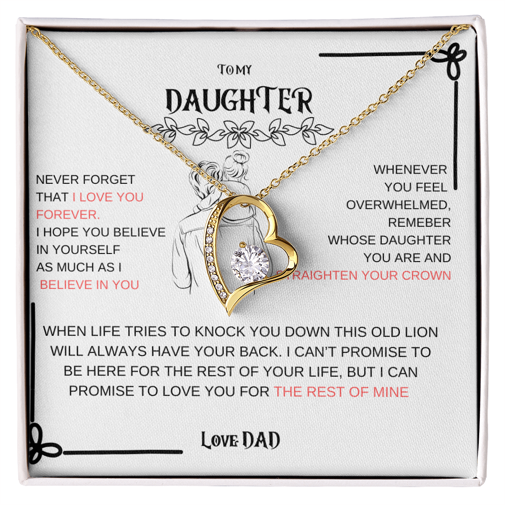 Daughter Forever Love Necklace