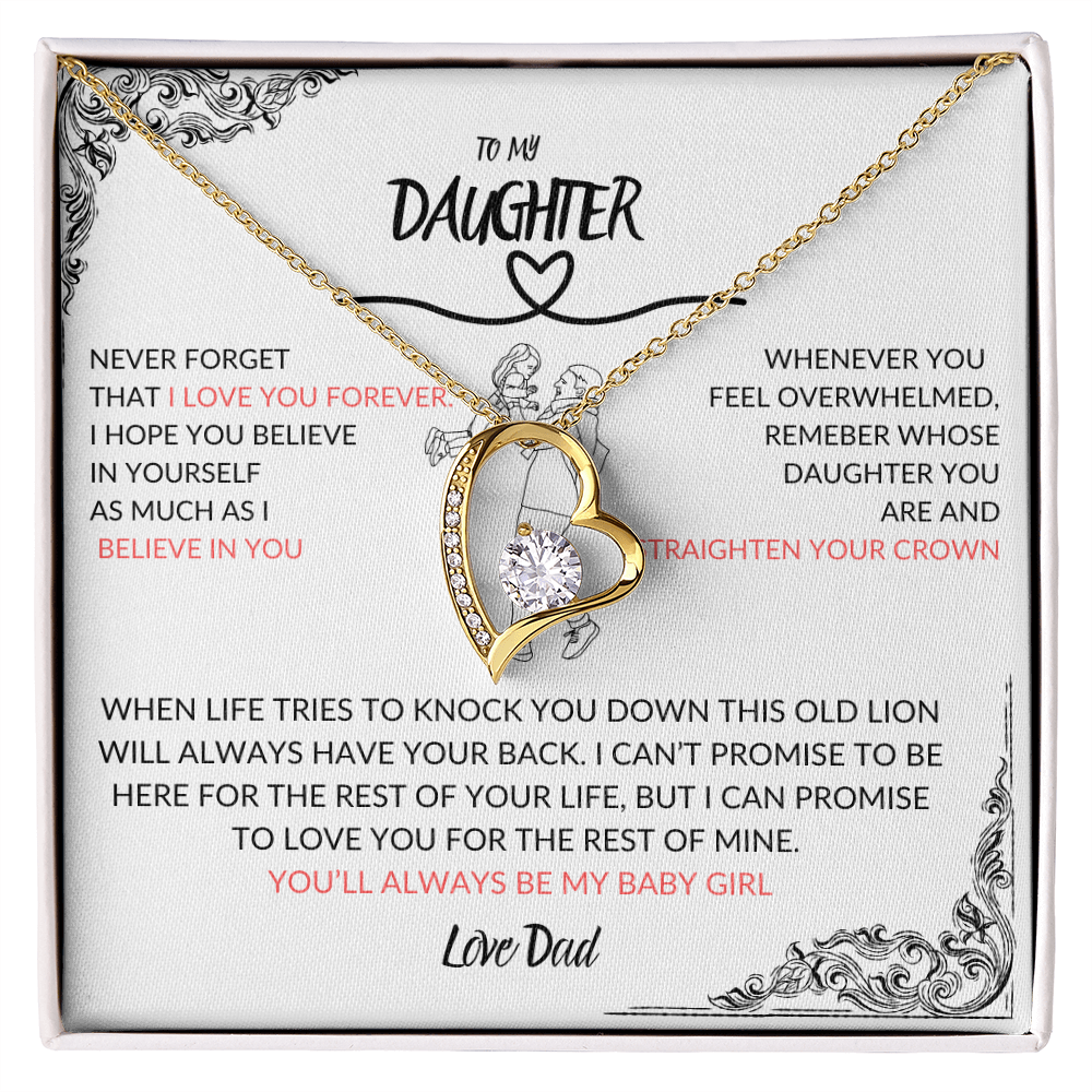Daughter Forever Love Necklace