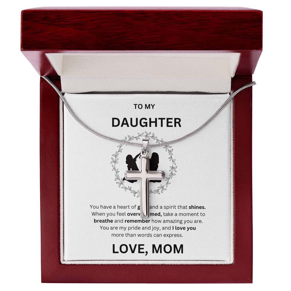 Daughter Artisan Cross Necklace