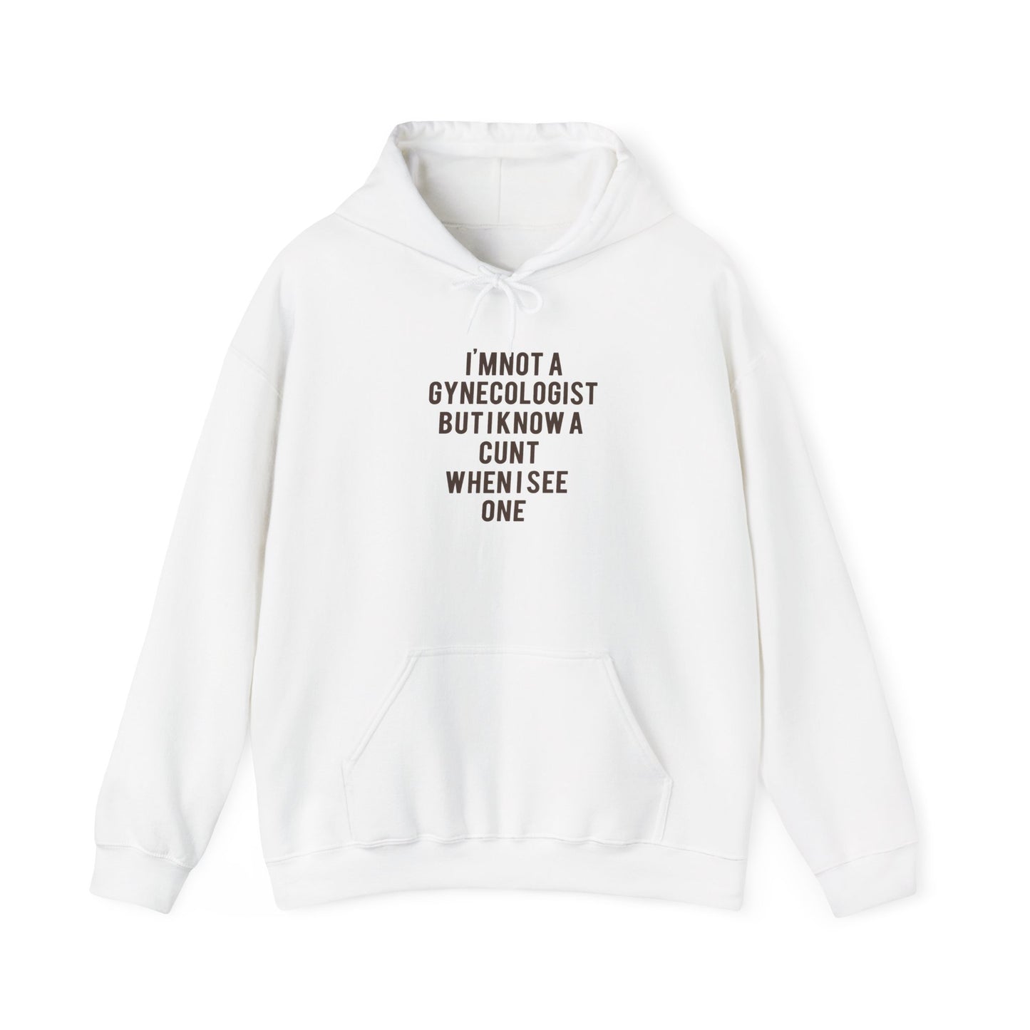Funny Gyno Sweatshirt, Unisex Hooded Sweatshirt, Humor Apparel, Gift for Her, Statement Hoodie, Perfect for Casual Wear