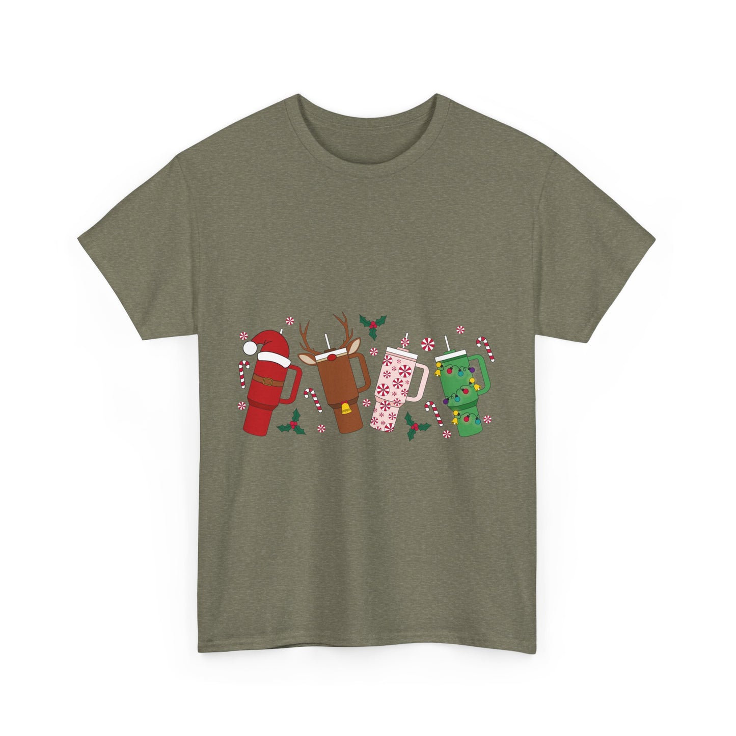 Christmas Unisex Garment-dyed Long Sleeve T-ShirtUnisex Heavy Cotton Tee
