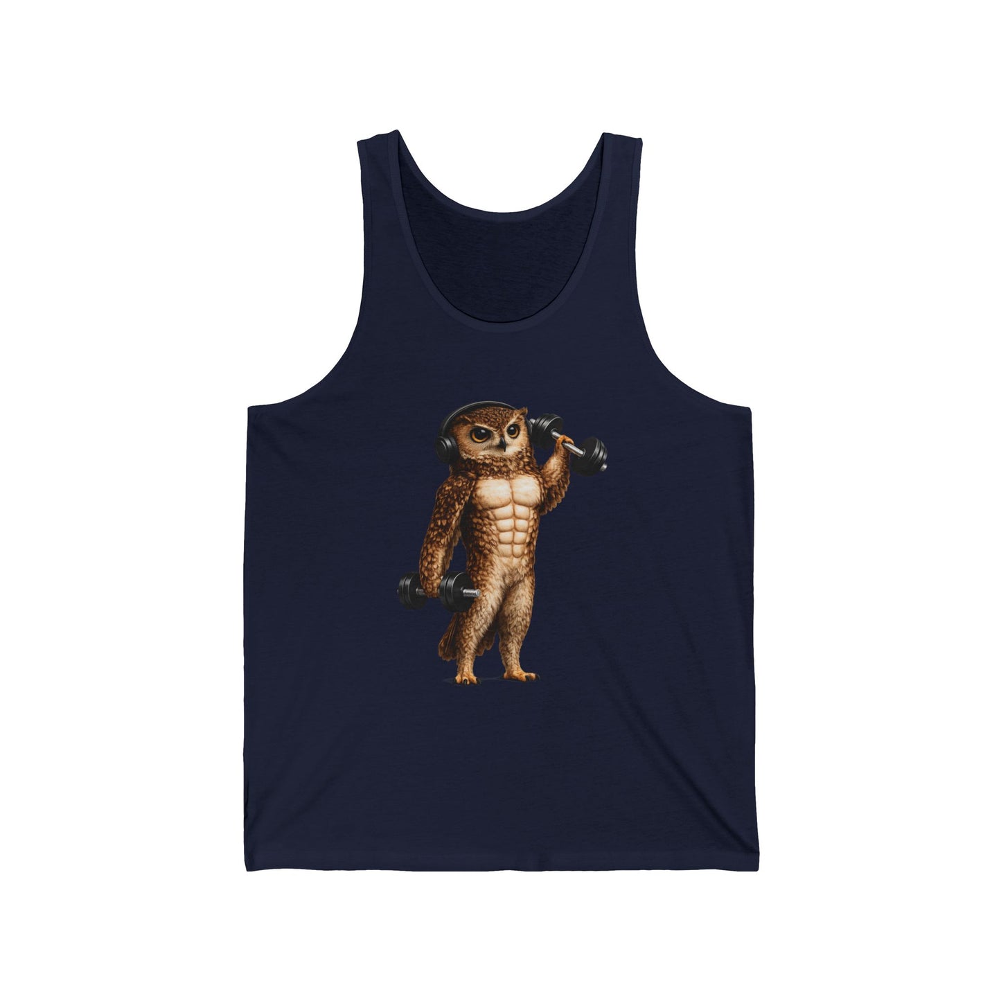 Meerkat Lifting Weights Tank Top — Cute Fitness Animal Gym Tank