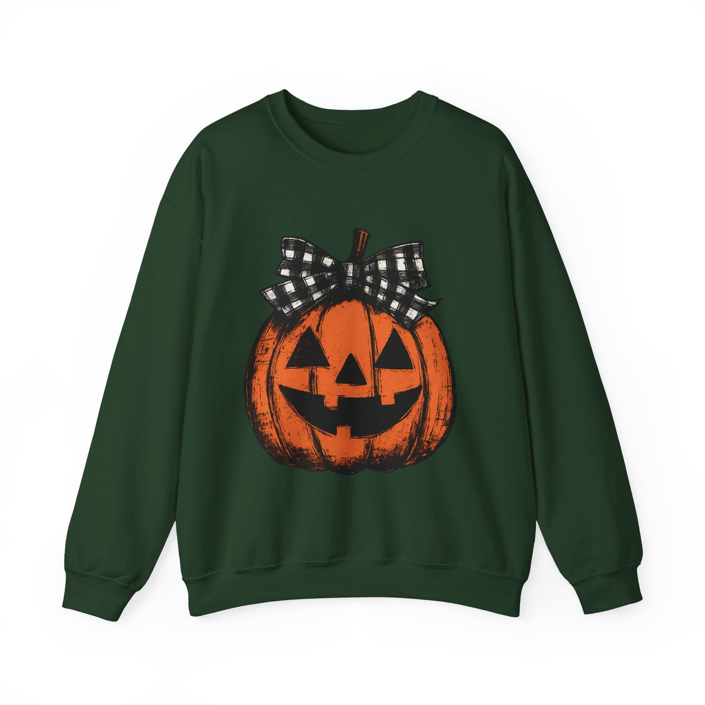 Autumn Pumpkin Crewneck Sweatshirt, Fall Fashion, Halloween Sweatshirt, Cozy Sweater, Pumpkin Patch Outfit, Unisex Clothing