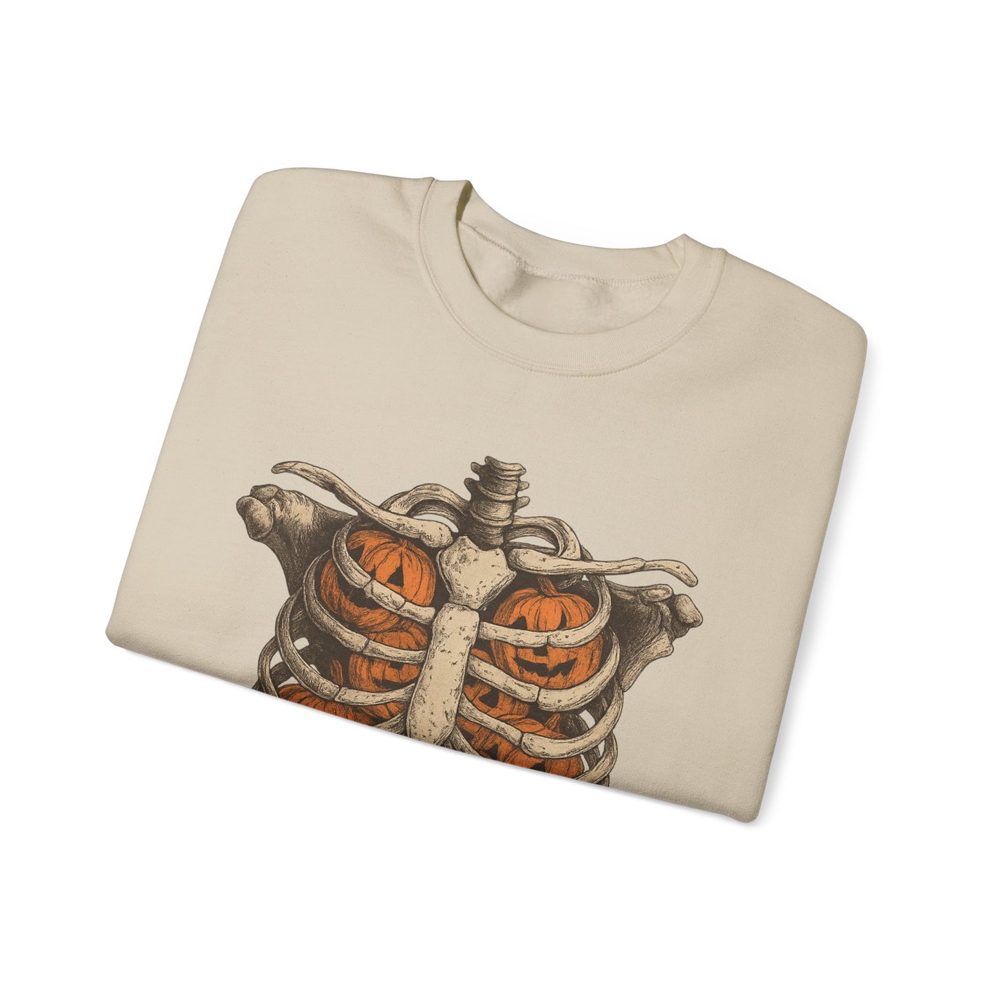 Halloween Skeleton Sweatshirt, Unisex Crewneck, Fall Fashion, Spooky Apparel, Gift for Halloween, Cozy Pullover