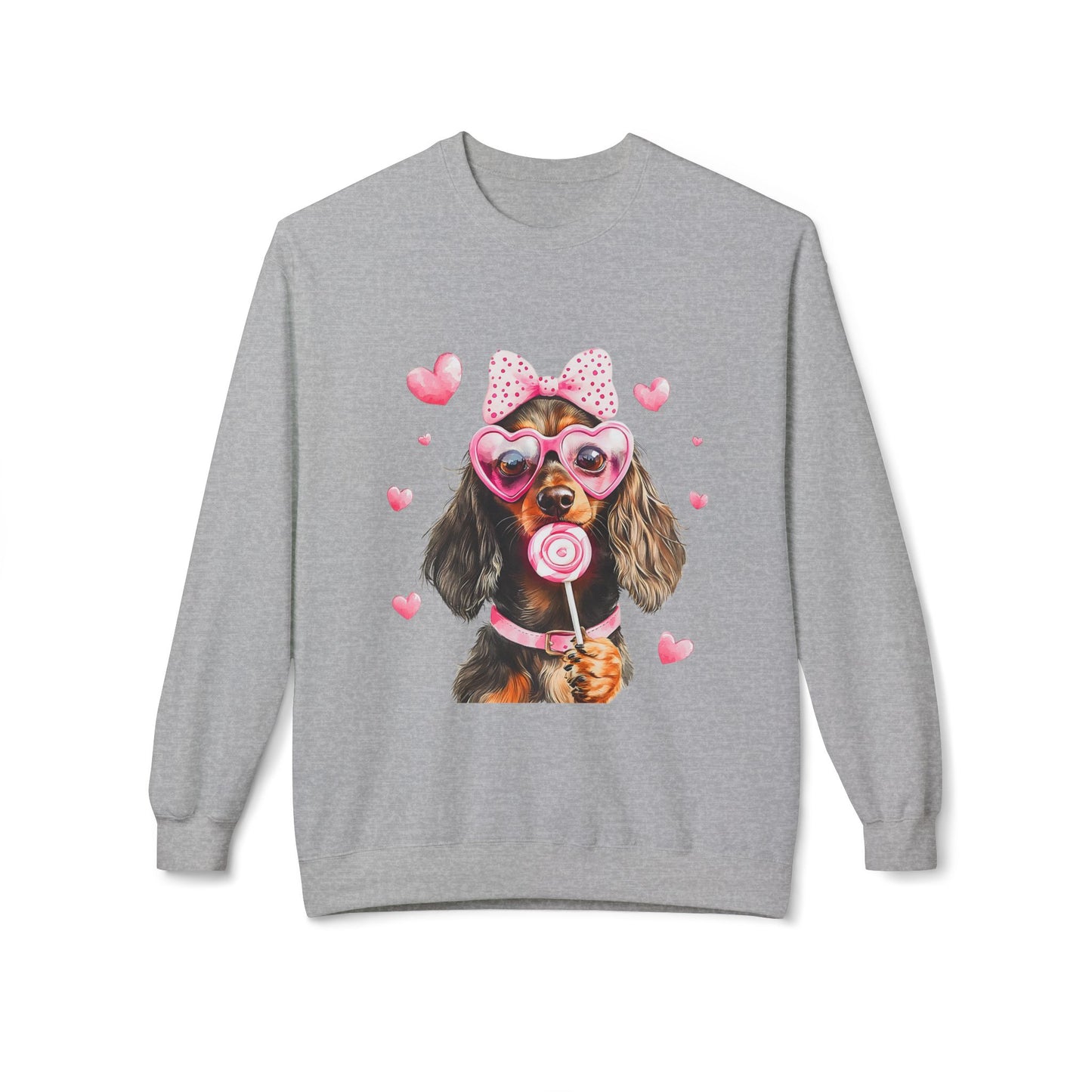 Valentines Unisex Midweight Softstyle Fleece Crewneck Sweatshirt