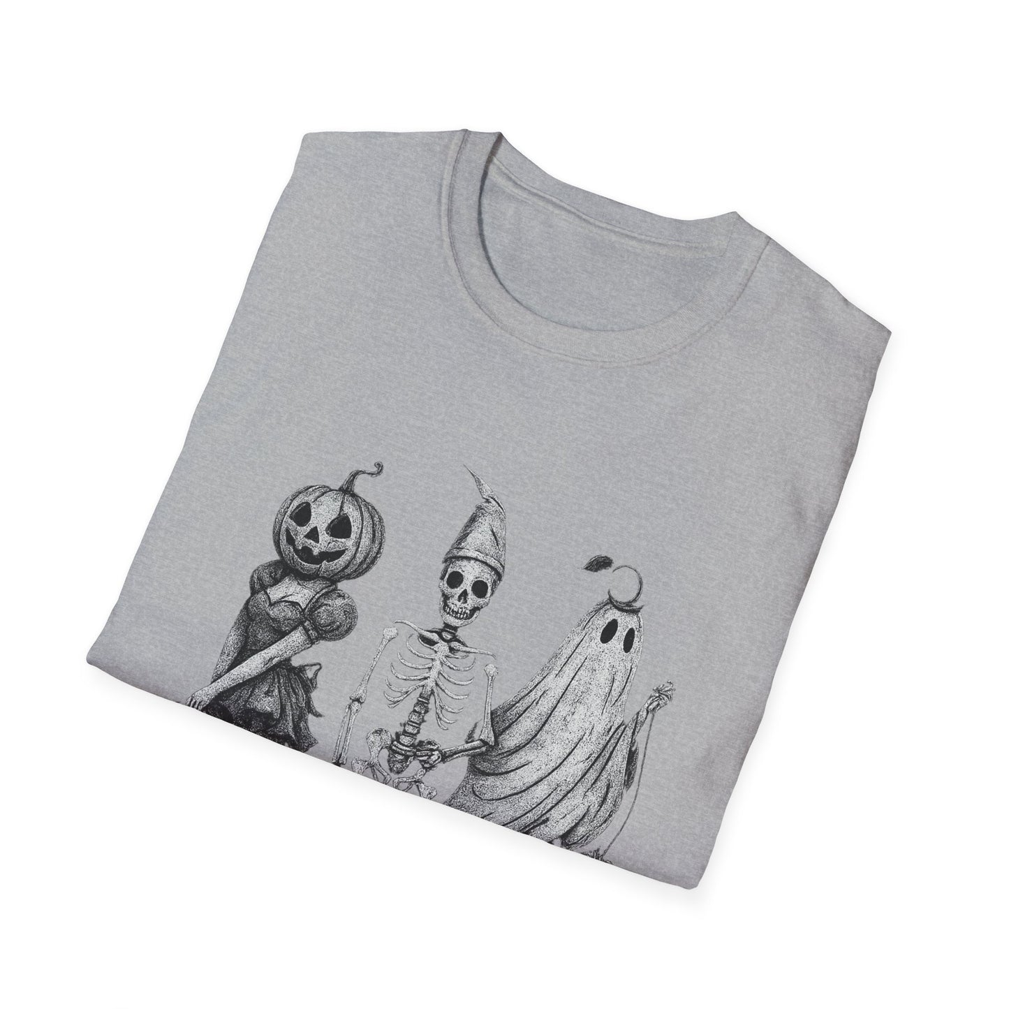 Halloween Graphic Tee, Unisex Softstyle T-Shirt, Spooky Season Shirt, Fall Fashion, Halloween Costume Top