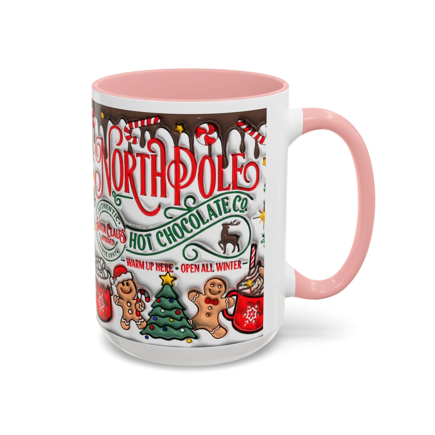 Christmas Accent Coffee Mug (11, 15oz)