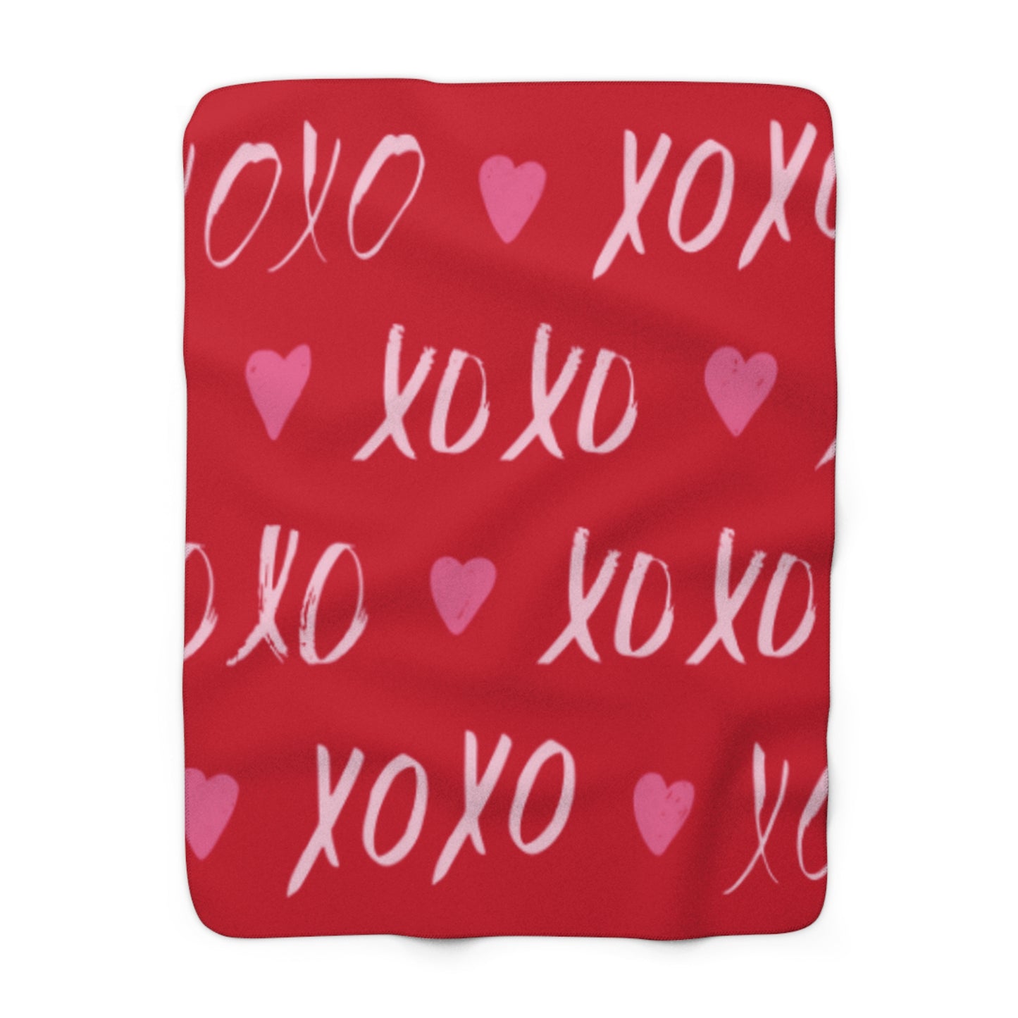 Valentines Sherpa Fleece Blanket