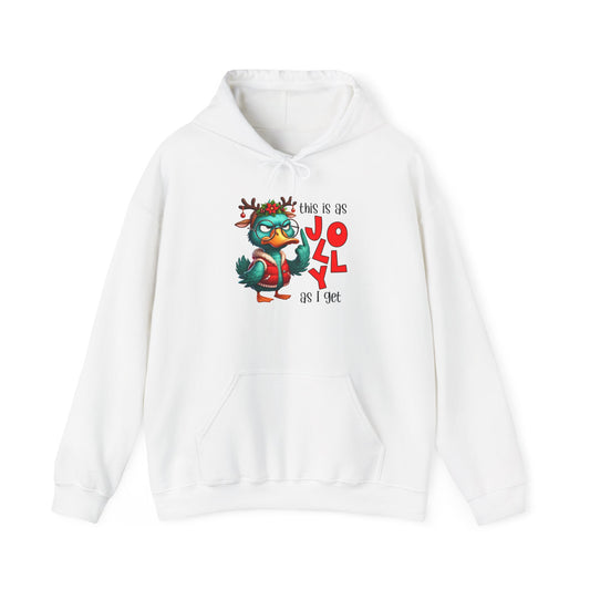 Jolly Holiday Hoodie - Unisex Heavy Blend™ Hoodie, Christmas Gift, Cozy Hoodie, Funny Hoodie, Winter Apparel, Holiday Fashion