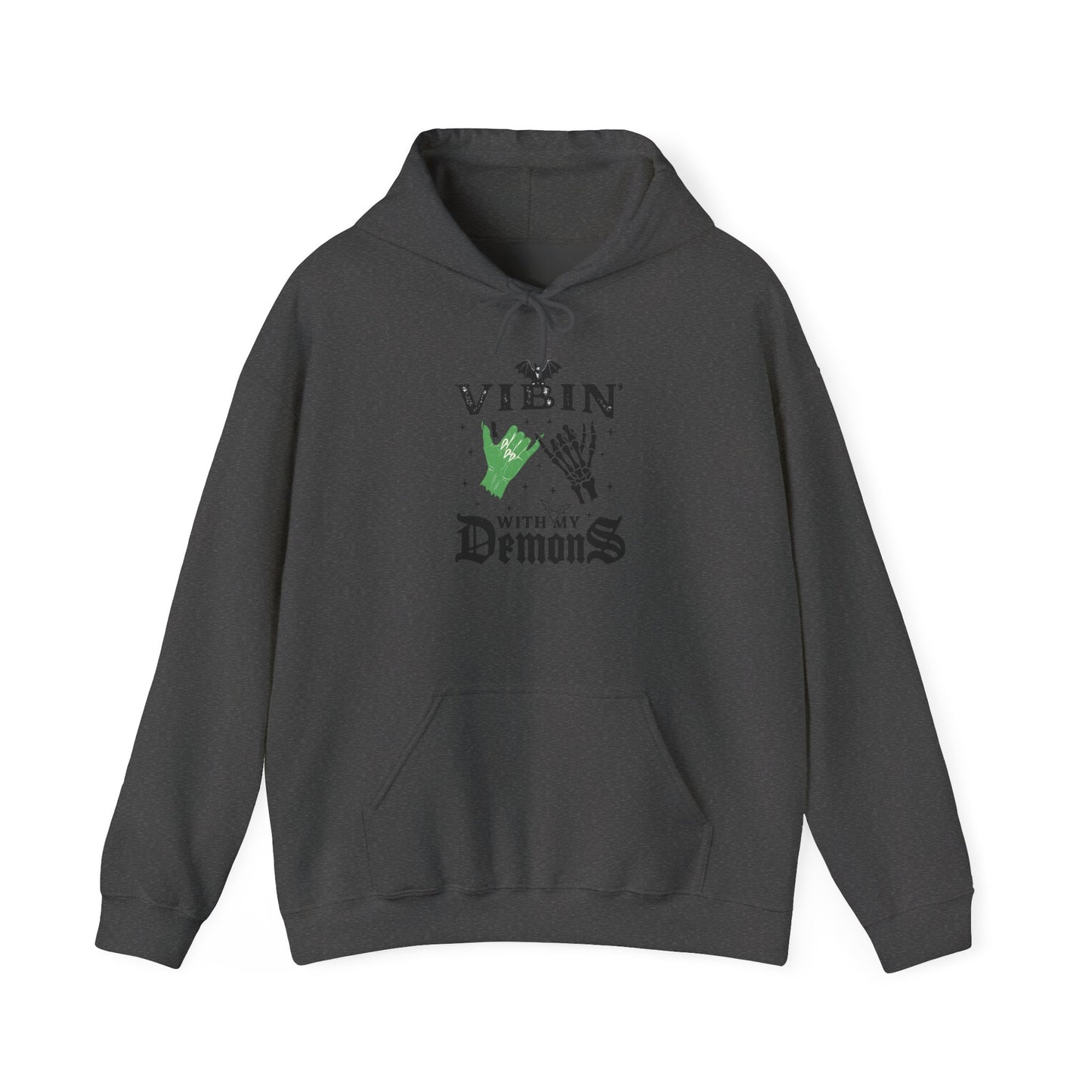 Vibin' With My Demons Unisex Hooded Hoodie, Cozy Gothic Hoodie, Casual Hoodie, Perfect for Halloween, Gift for Spooky Lovers, [...]