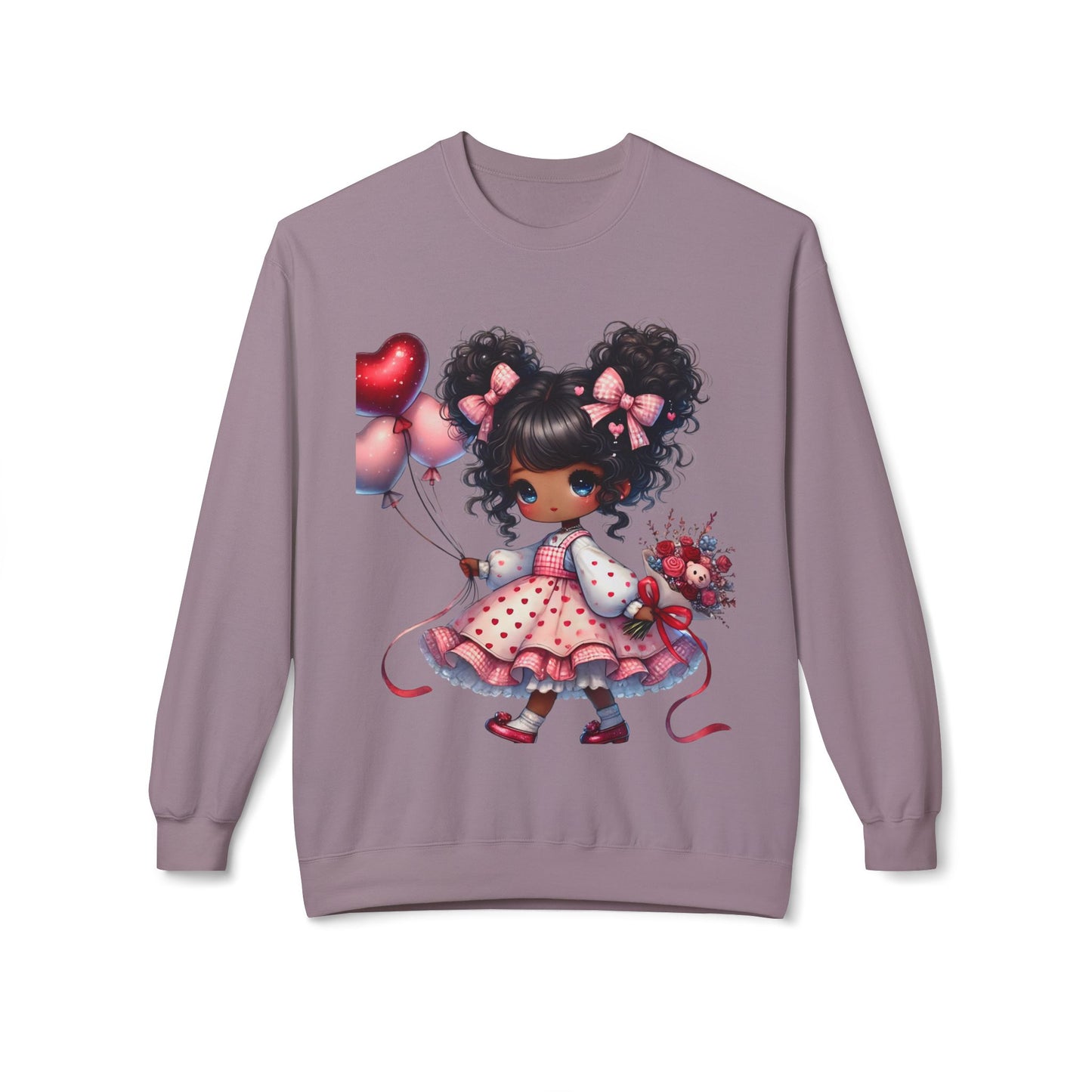 Valentines Unisex Midweight Softstyle Fleece Crewneck Sweatshirt