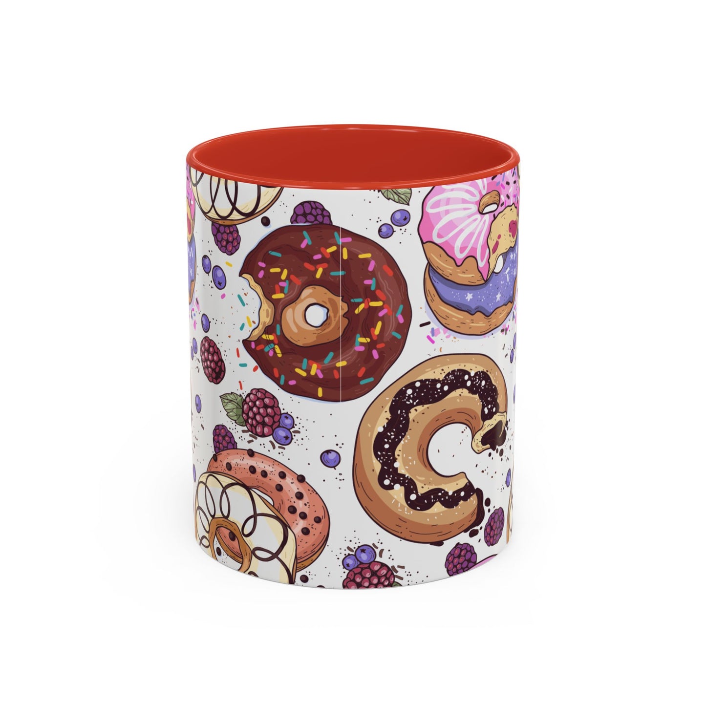 Doughnut Accent Coffee Mug (11, 15oz)