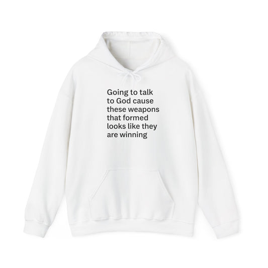 Faith-Inspired Hooded Sweatshirt - Inspirational Gift for Believers, Cozy Casual Wear, Winter Apparel, Church Events, Thoughtful Gifts
