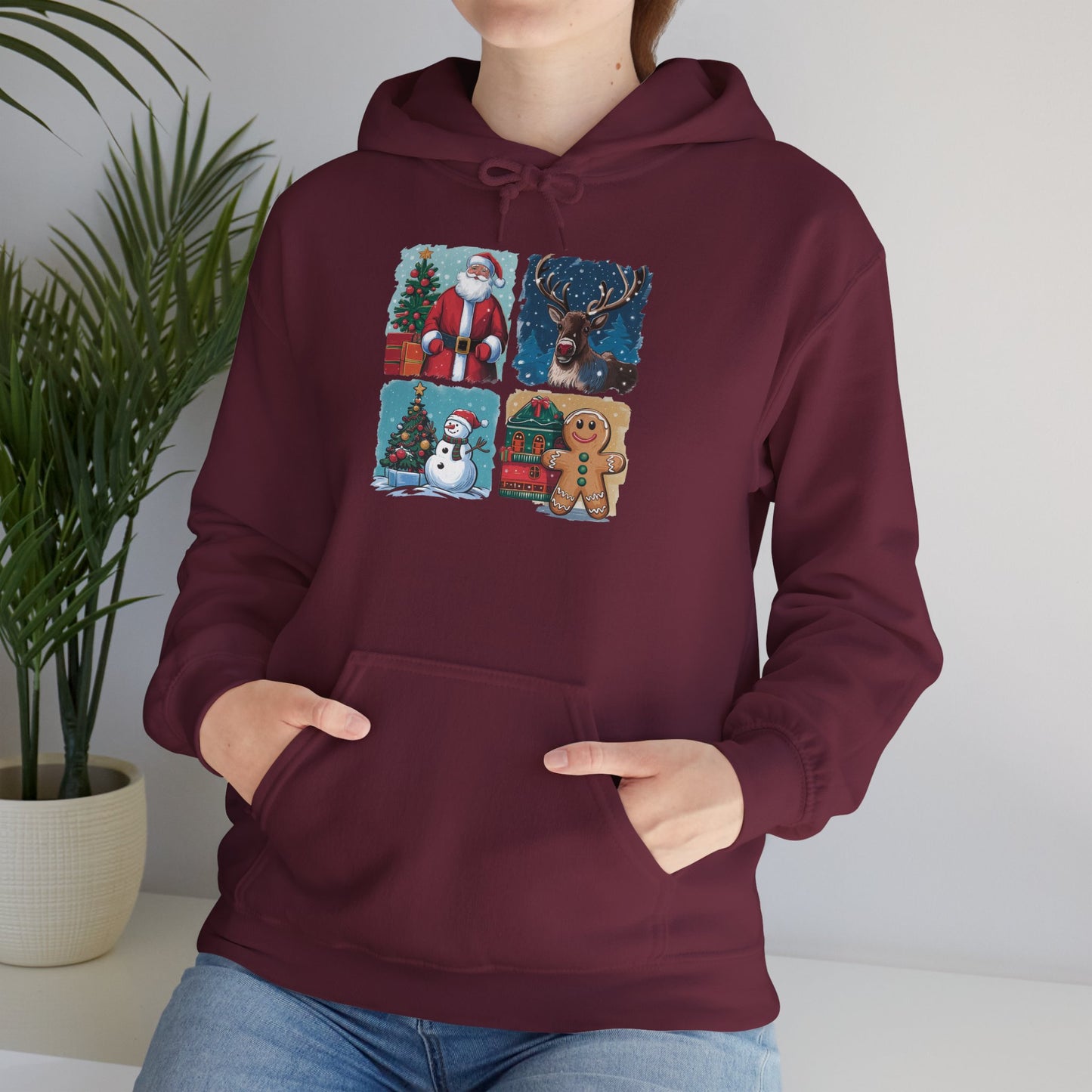 Festive Holiday Sweatshirt, Cozy Christmas Apparel, Unisex Hoodie, Winter Fashion, Gift Idea for New Year