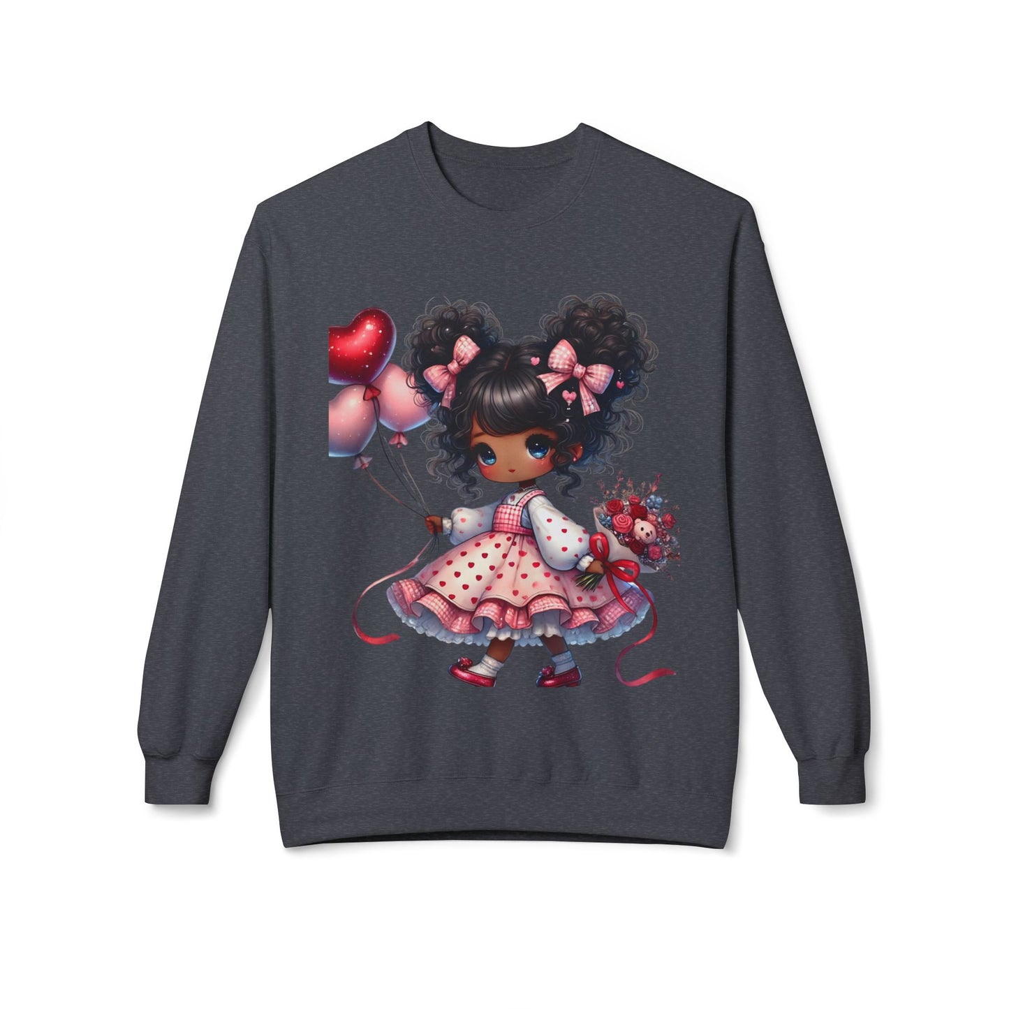 Valentines Unisex Midweight Softstyle Fleece Crewneck Sweatshirt