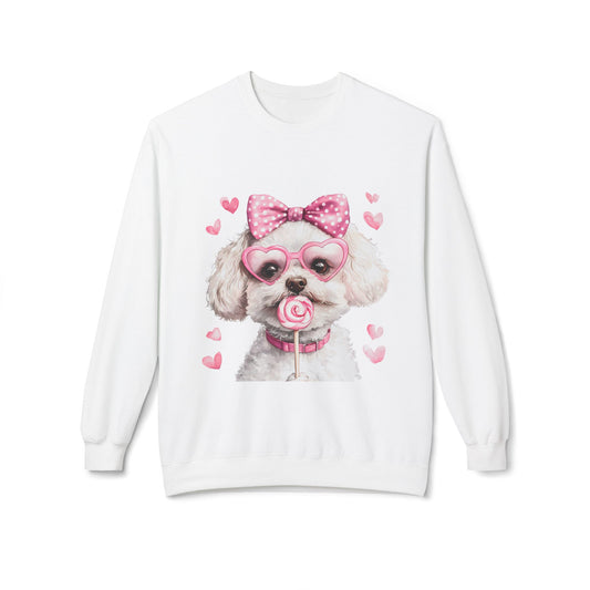 Valentines Unisex Midweight Softstyle Fleece Crewneck Sweatshirt