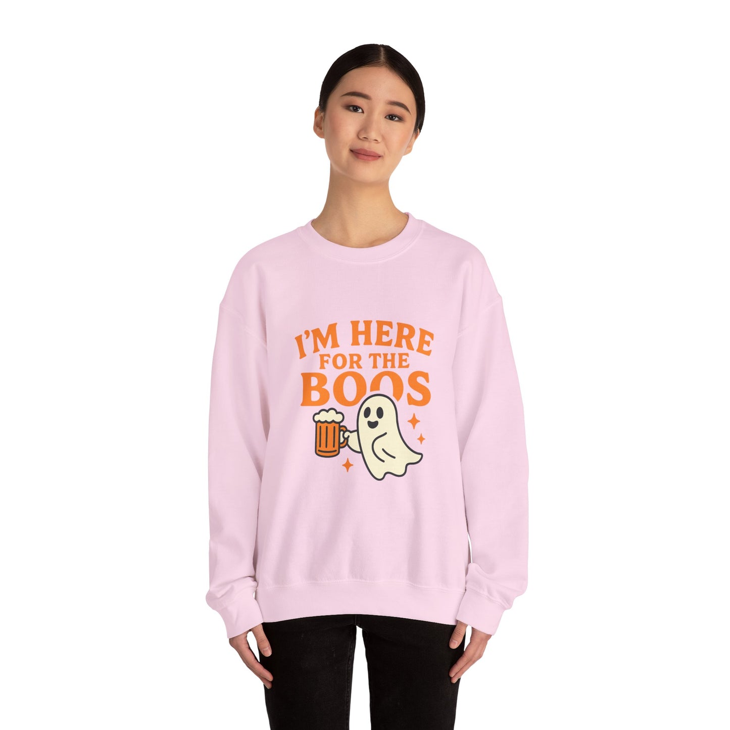 Halloween Spirit Crewneck Sweatshirt - Cozy Ghost Design for Fall Fun, Unisex Sweatshirt, Spooktacular Gift, Halloween Party Wear, [...]