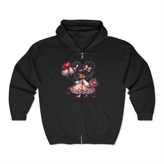 Valentines Unisex Heavy Blend™ Full Zip Hooded Sweatshirt