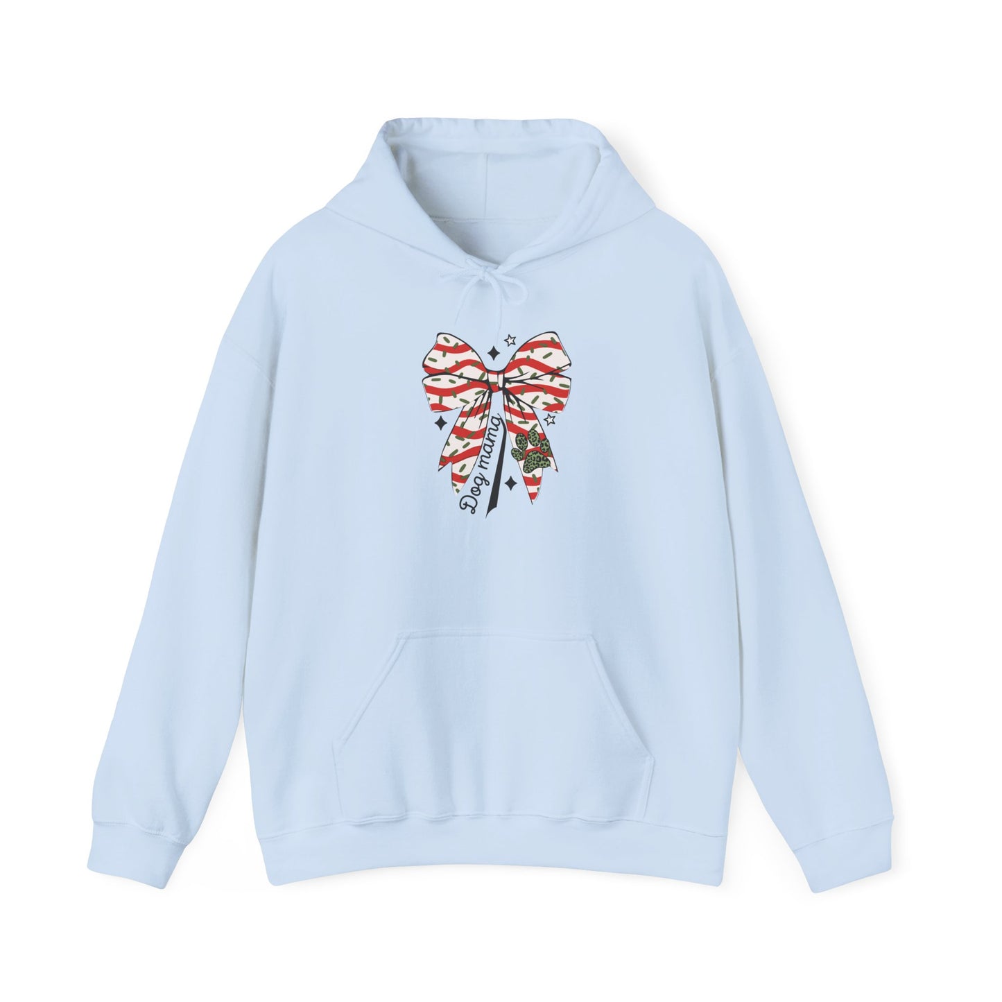 Festive Bow Hoodie for Holiday Cheer, Cozy Gift for Friends, Christmas Style, Winter Fashion, Comfortable Hoodie