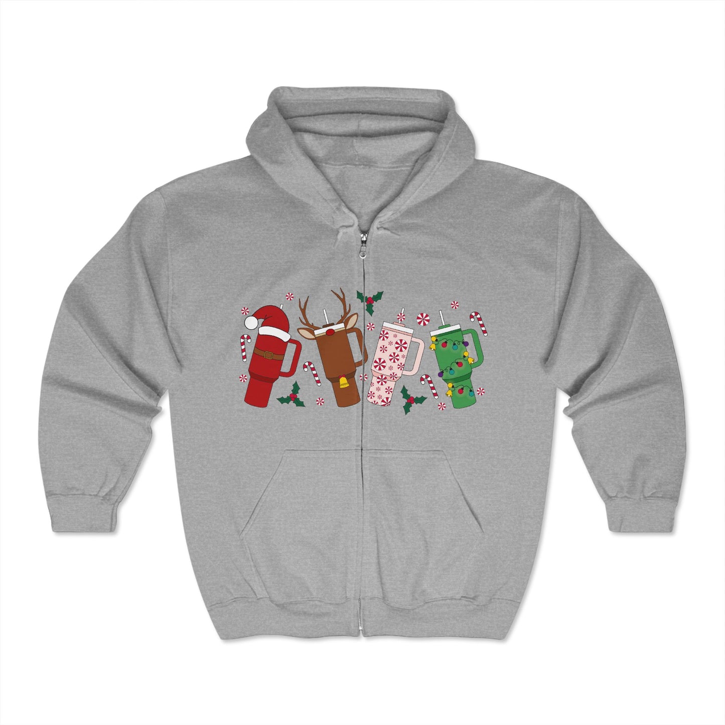 Christmas Unisex Heavy Blend™ Full Zip Hooded Sweatshirt