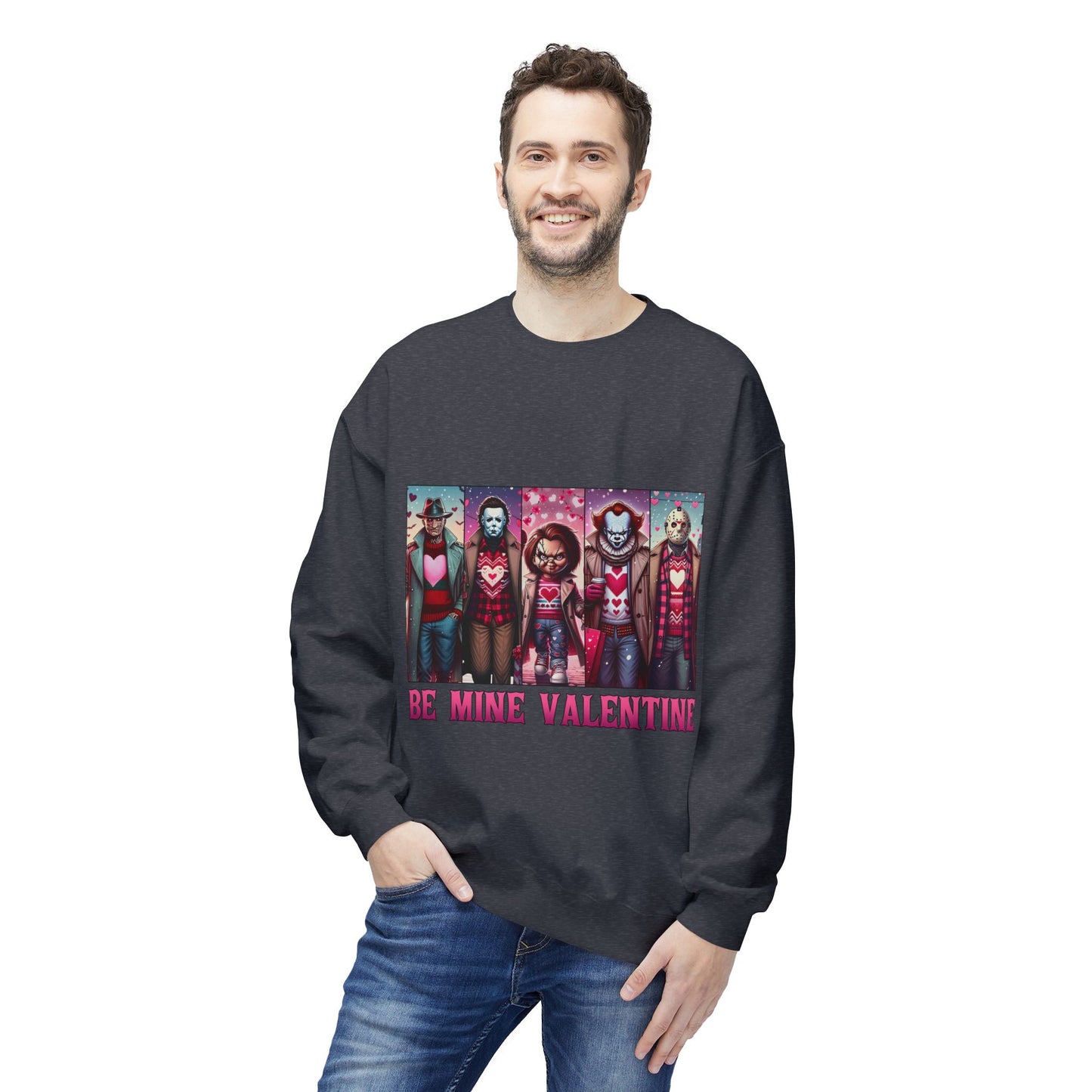 Valentines Unisex Midweight Softstyle Fleece Crewneck Sweatshirt