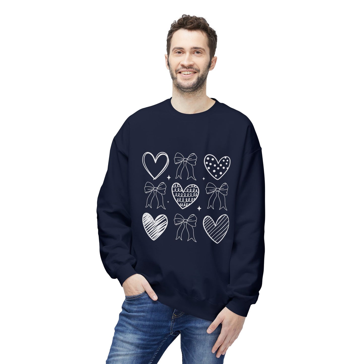 Valentines Unisex Midweight Softstyle Fleece Crewneck Sweatshirt