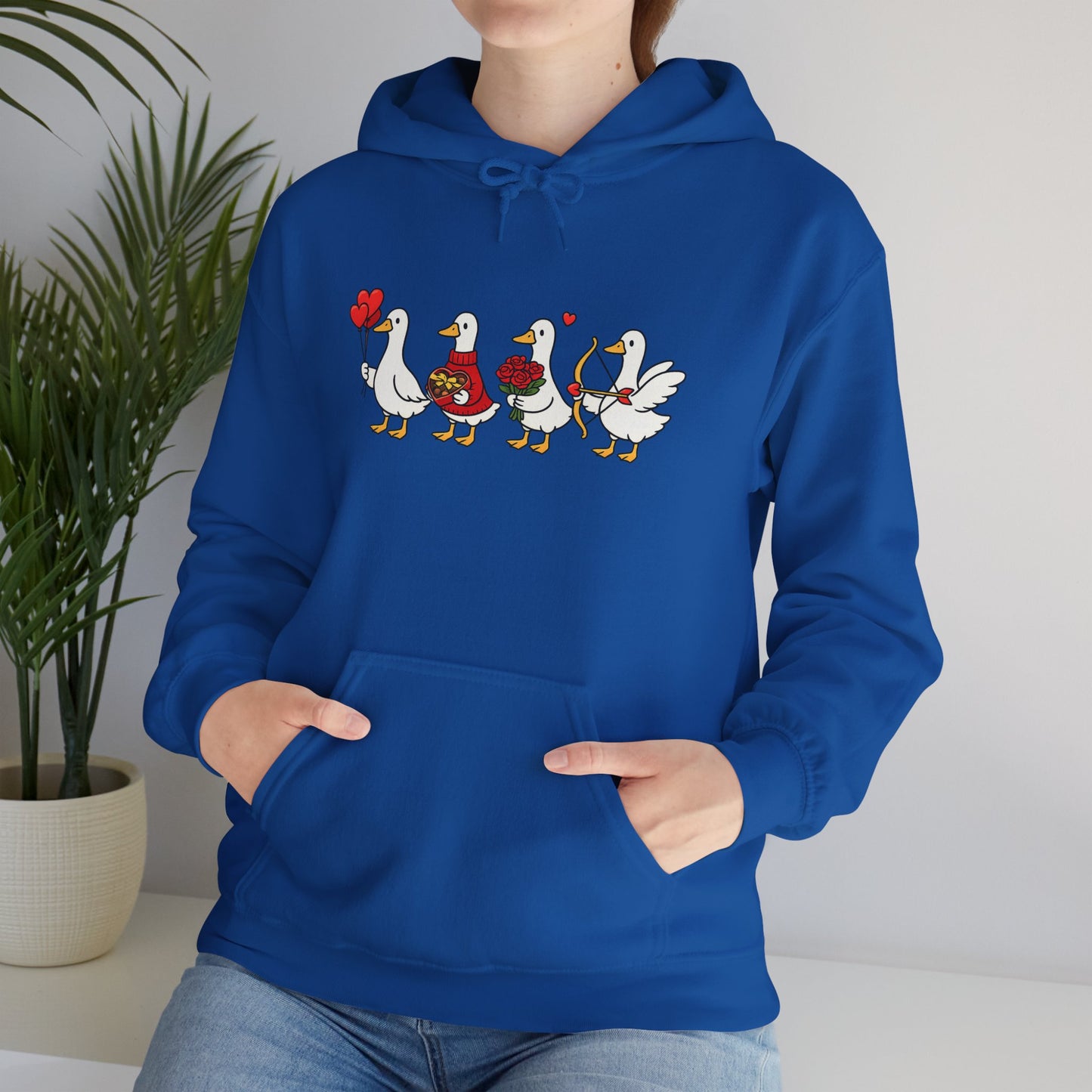 Cute Duck Family Hoodie — Whimsical Springtime Birds Pullover