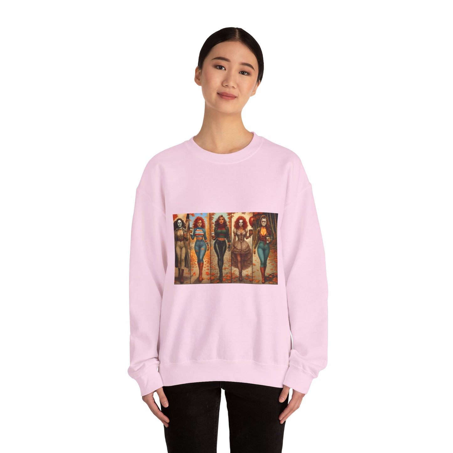 Vibrant Artistic Halloween Sweatshirt, Casual Wear, Graphic Sweatshirt, Cozy Gift for Art Lovers, Unique Fashion Statement, Comfortable [...]