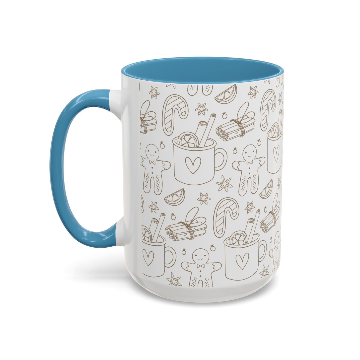 Christmas Accent Coffee Mug (11, 15oz)