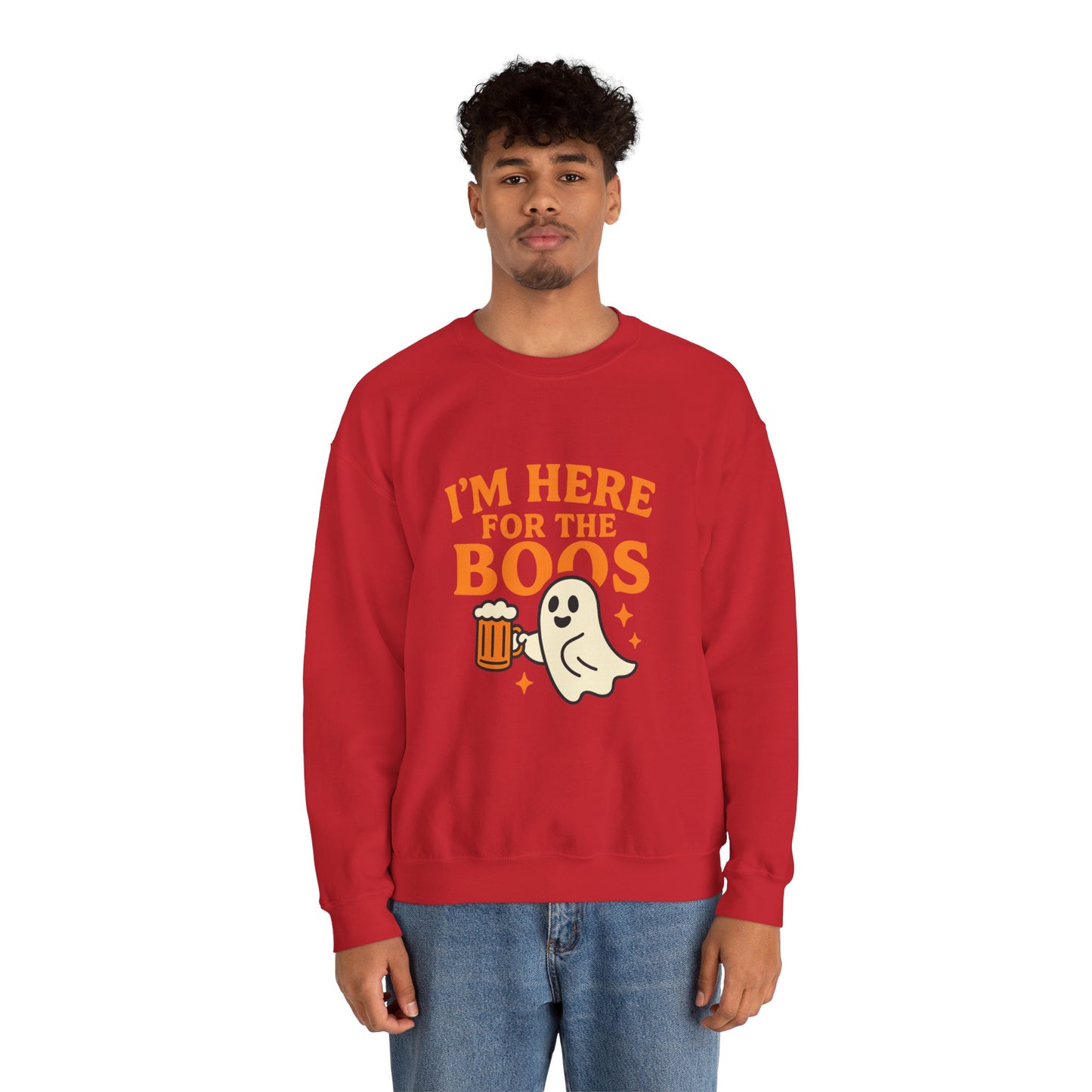 Halloween Spirit Crewneck Sweatshirt - Cozy Ghost Design for Fall Fun, Unisex Sweatshirt, Spooktacular Gift, Halloween Party Wear, [...]