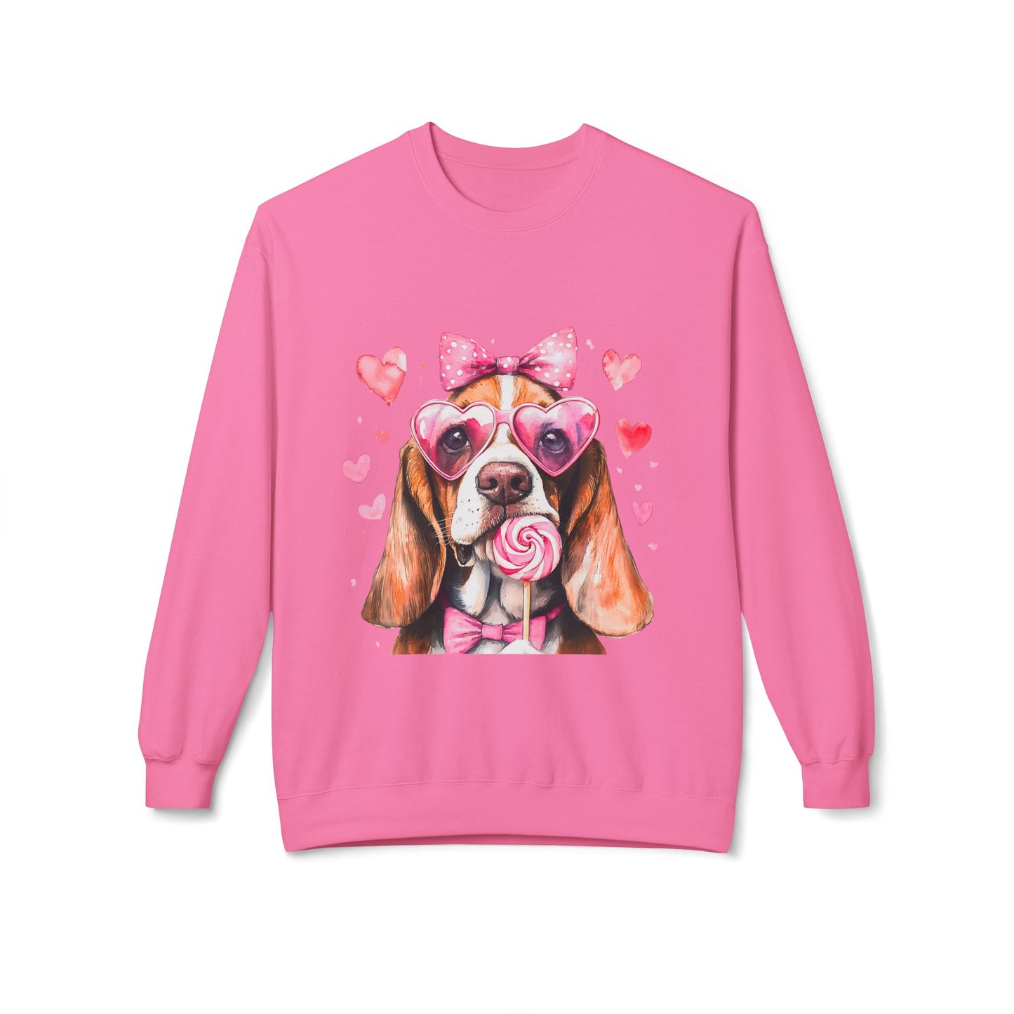 Valentines Unisex Midweight Softstyle Fleece Crewneck Sweatshirt