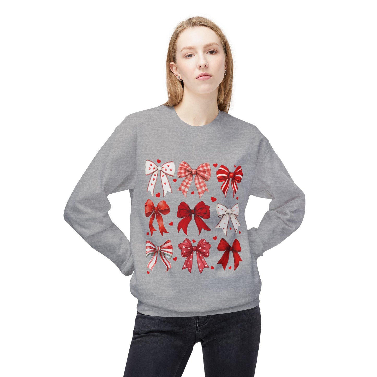 Valentines Unisex Midweight Softstyle Fleece Crewneck Sweatshirt