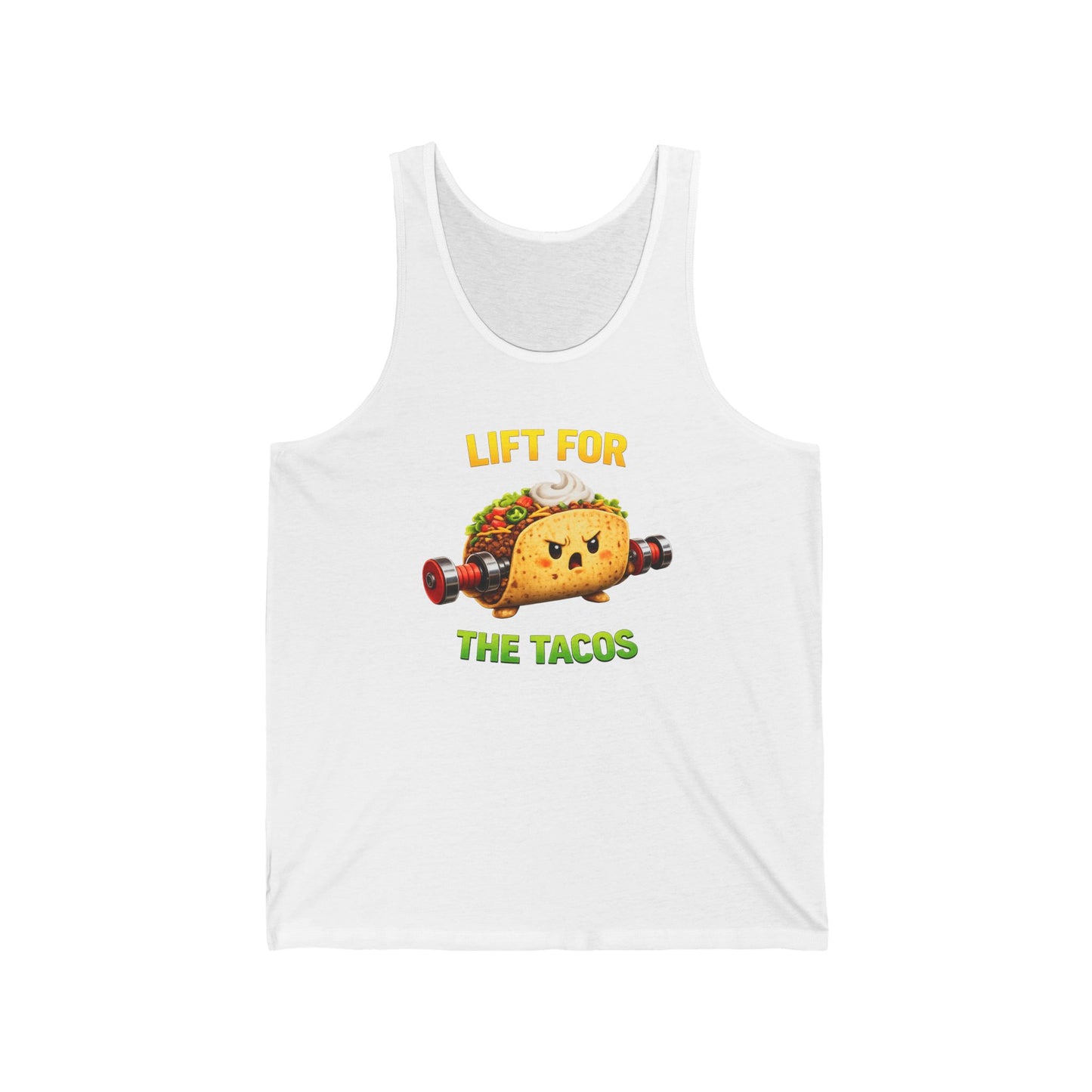 Lift for the Tacos Tank Top — Funny Gym Taco Workout Tank