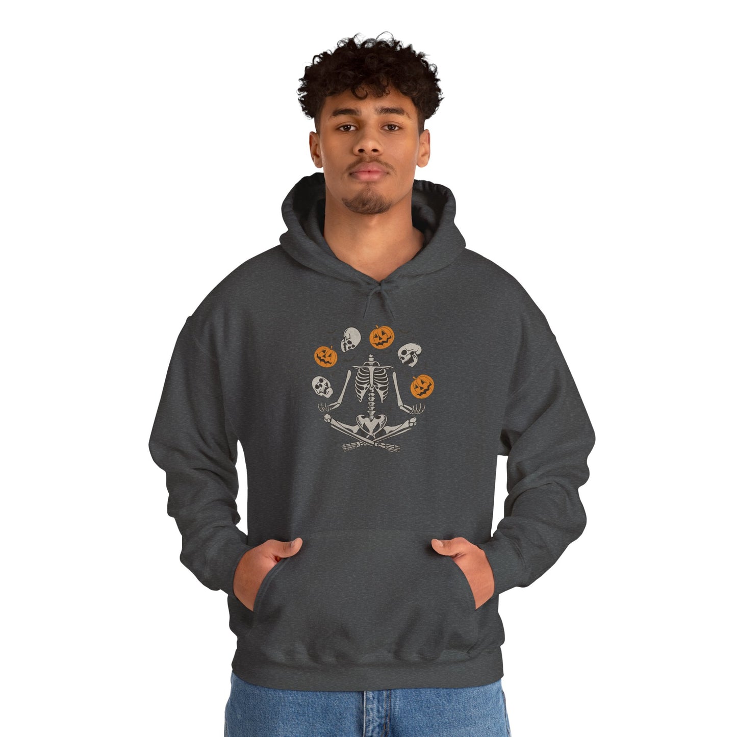 Cozy Skeleton Cookie Hoodie - Spooky Fashion, Halloween Hoodie Fall Apparel, Unisex Hoodie, Gift for Him & Her