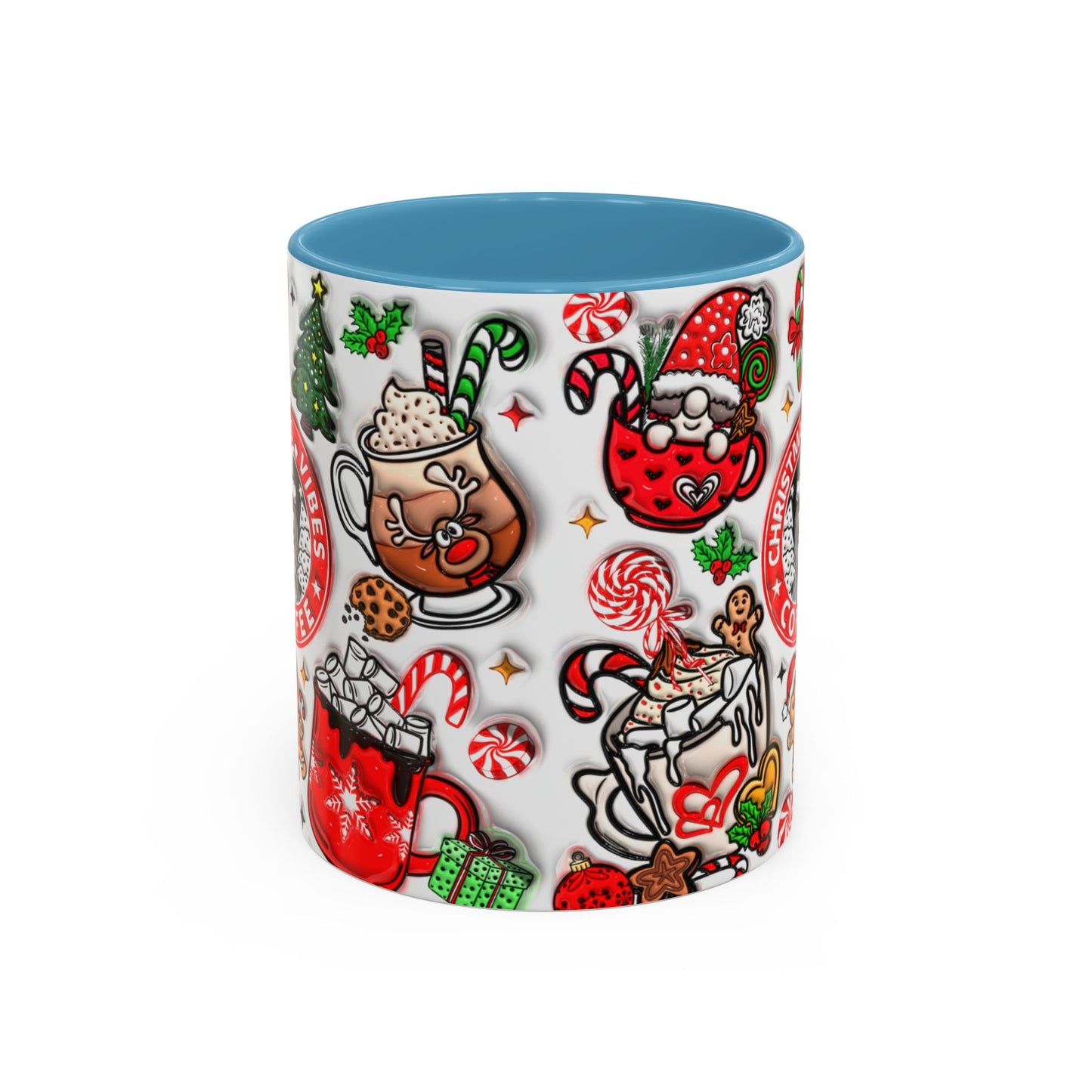 Christmas Accent Coffee Mug (11, 15oz)