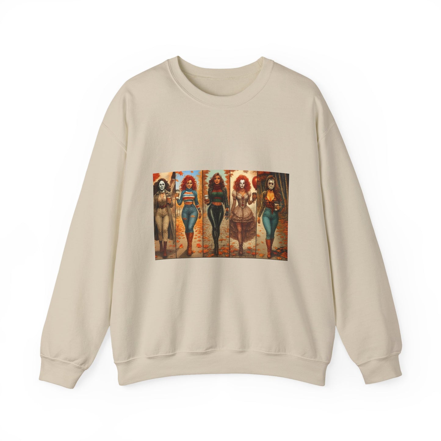 Vibrant Artistic Halloween Sweatshirt, Casual Wear, Graphic Sweatshirt, Cozy Gift for Art Lovers, Unique Fashion Statement, Comfortable [...]