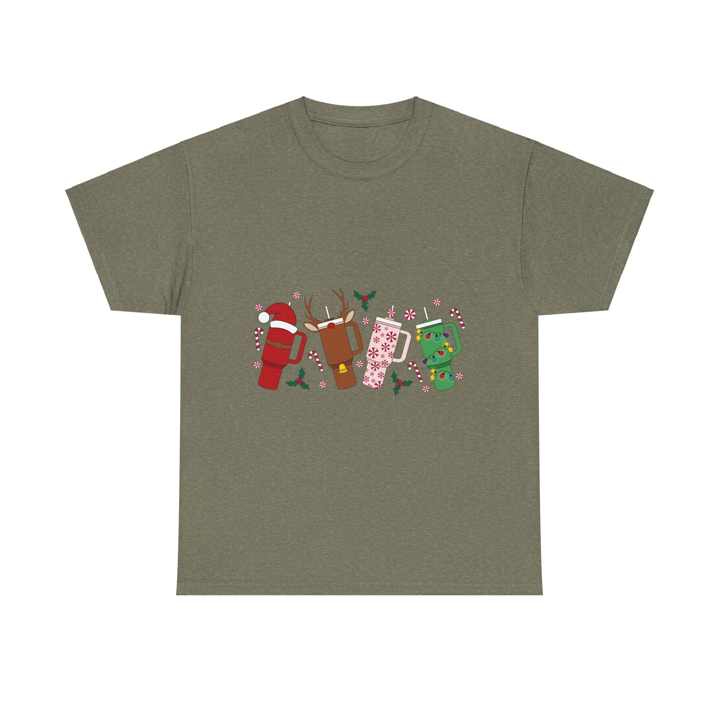 Christmas Unisex Garment-dyed Long Sleeve T-ShirtUnisex Heavy Cotton Tee
