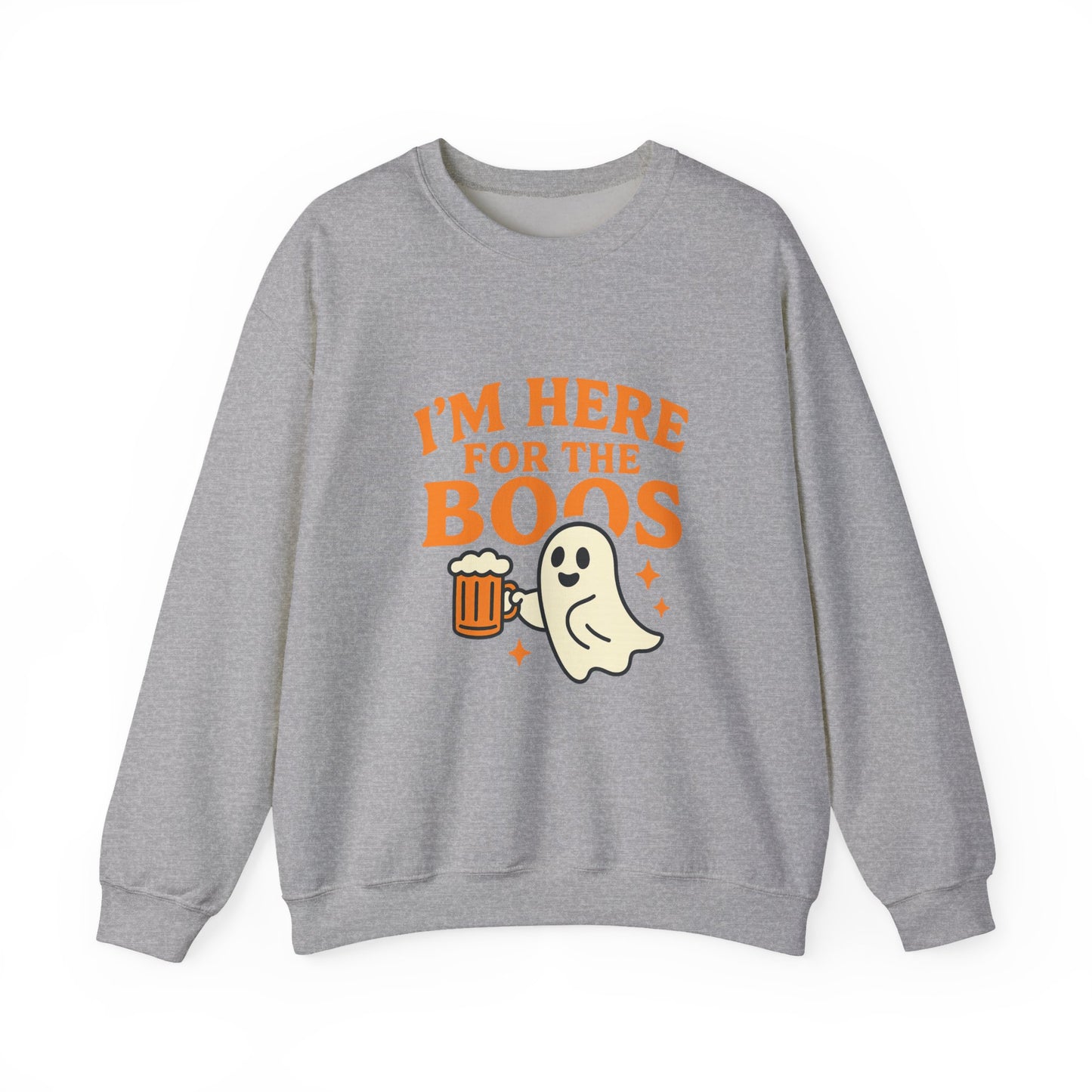 Halloween Spirit Crewneck Sweatshirt - Cozy Ghost Design for Fall Fun, Unisex Sweatshirt, Spooktacular Gift, Halloween Party Wear, [...]
