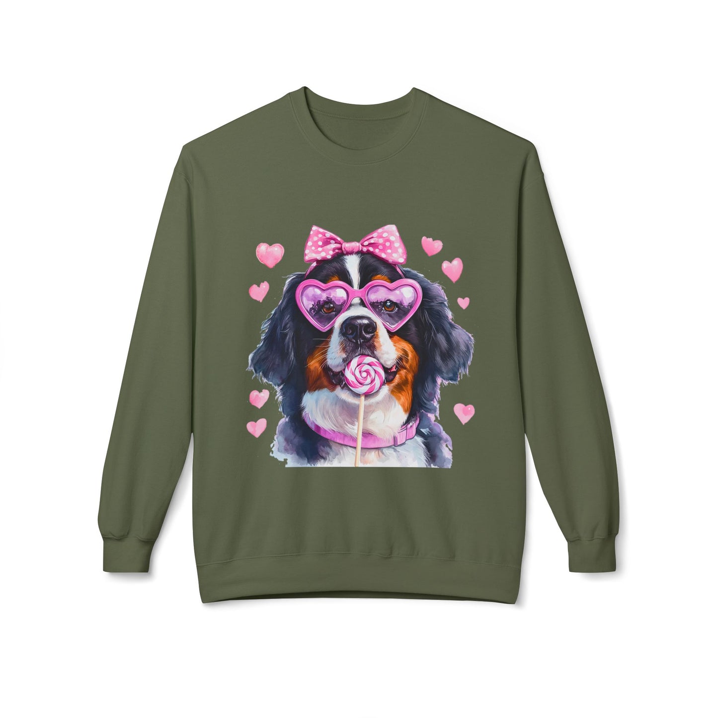 Valentines Unisex Midweight Softstyle Fleece Crewneck Sweatshirt