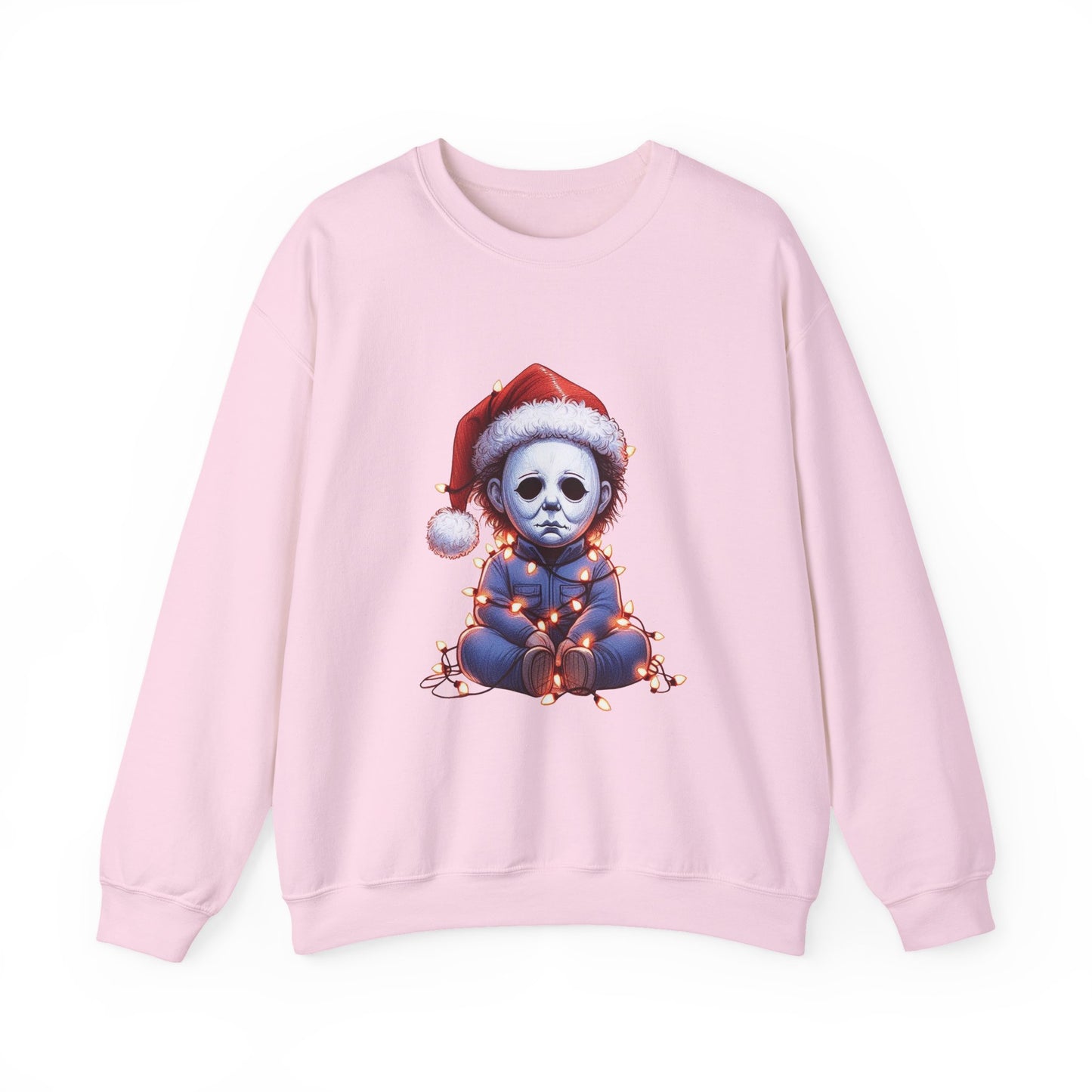 Christmas Michael Myers Sweatshirt — Cute Creepy Horror Holiday Crewneck