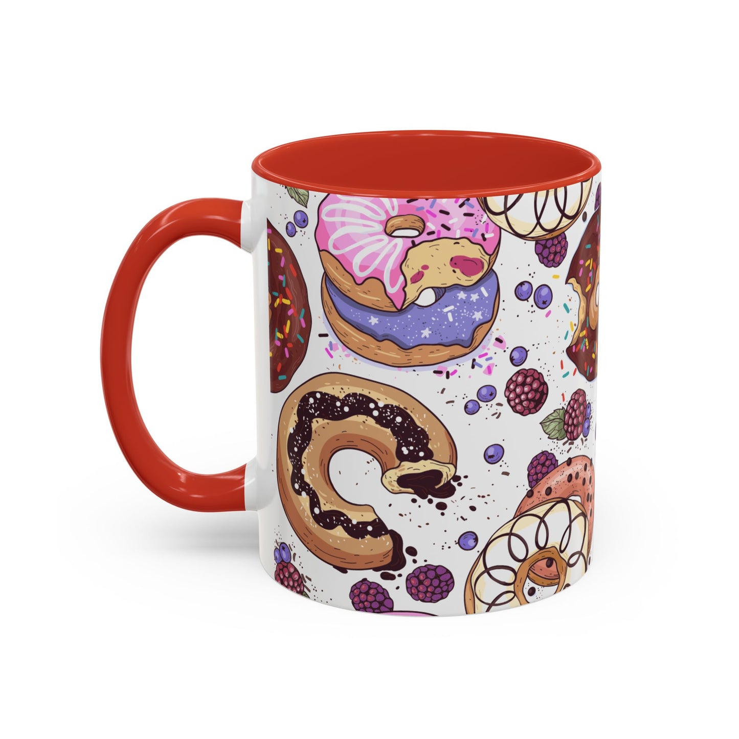 Doughnut Accent Coffee Mug (11, 15oz)