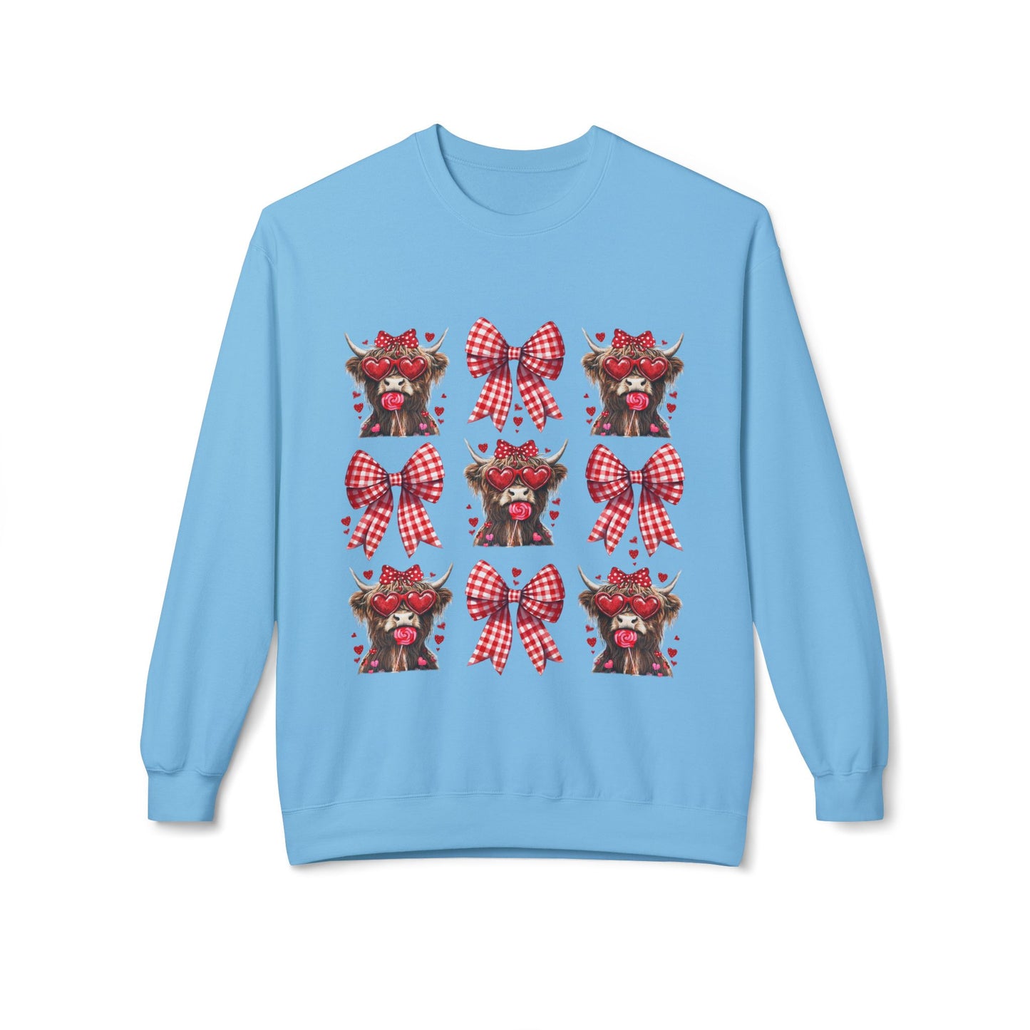 Valentines Unisex Midweight Softstyle Fleece Crewneck Sweatshirt