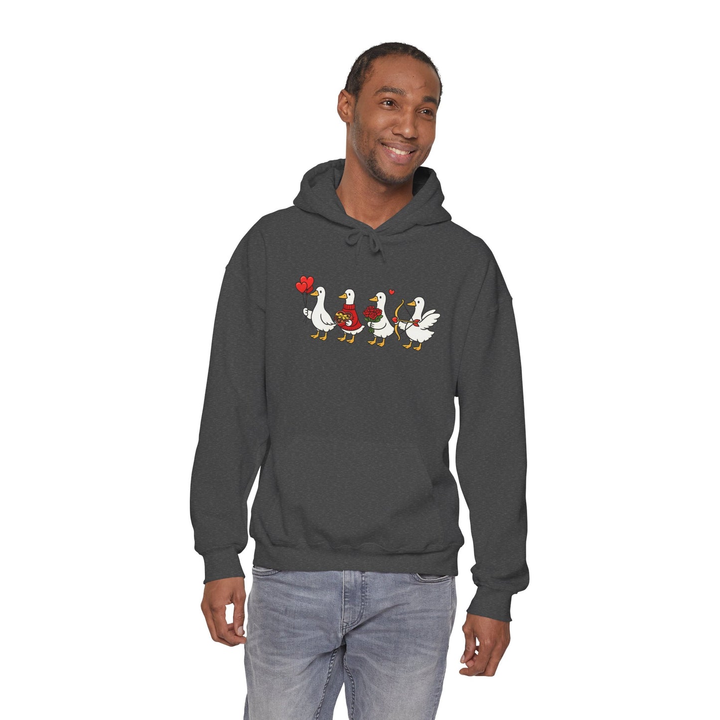 Cute Duck Family Hoodie — Whimsical Springtime Birds Pullover