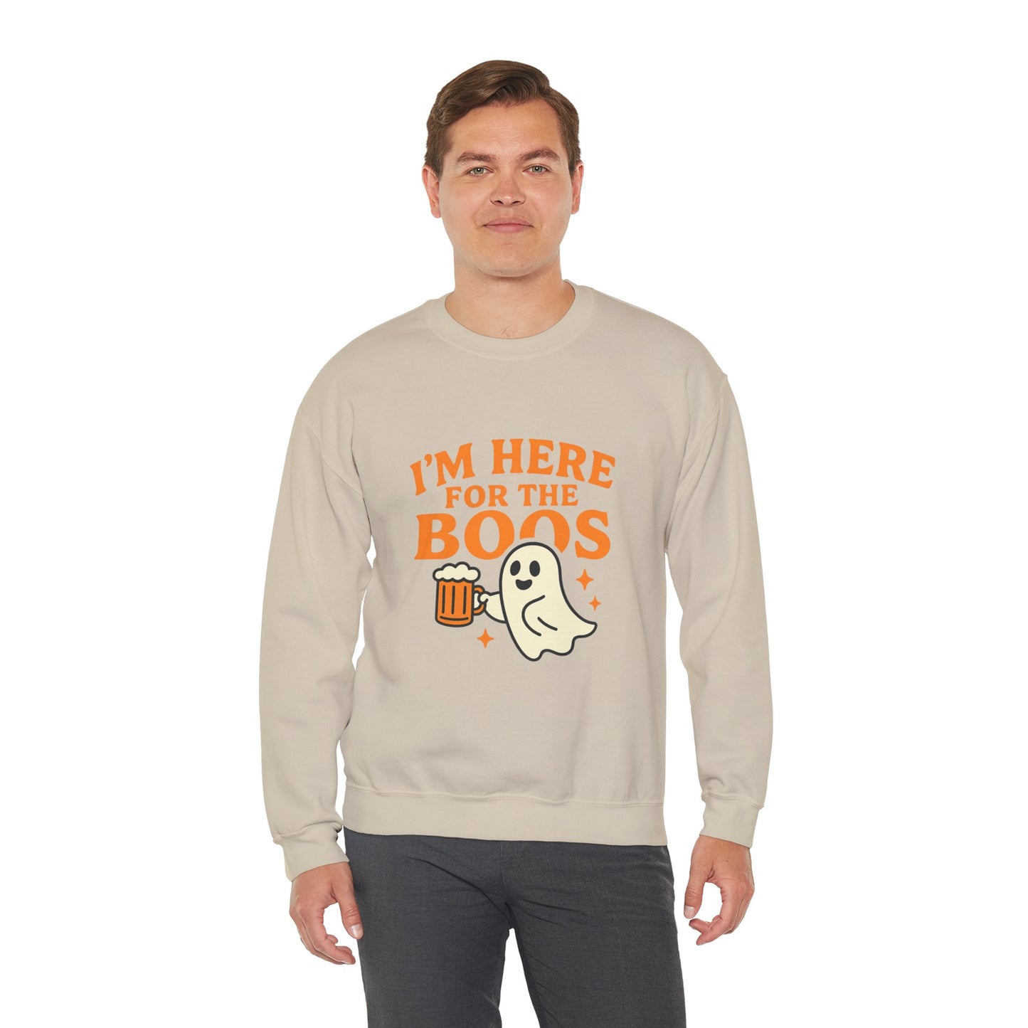 Halloween Spirit Crewneck Sweatshirt - Cozy Ghost Design for Fall Fun, Unisex Sweatshirt, Spooktacular Gift, Halloween Party Wear, [...]